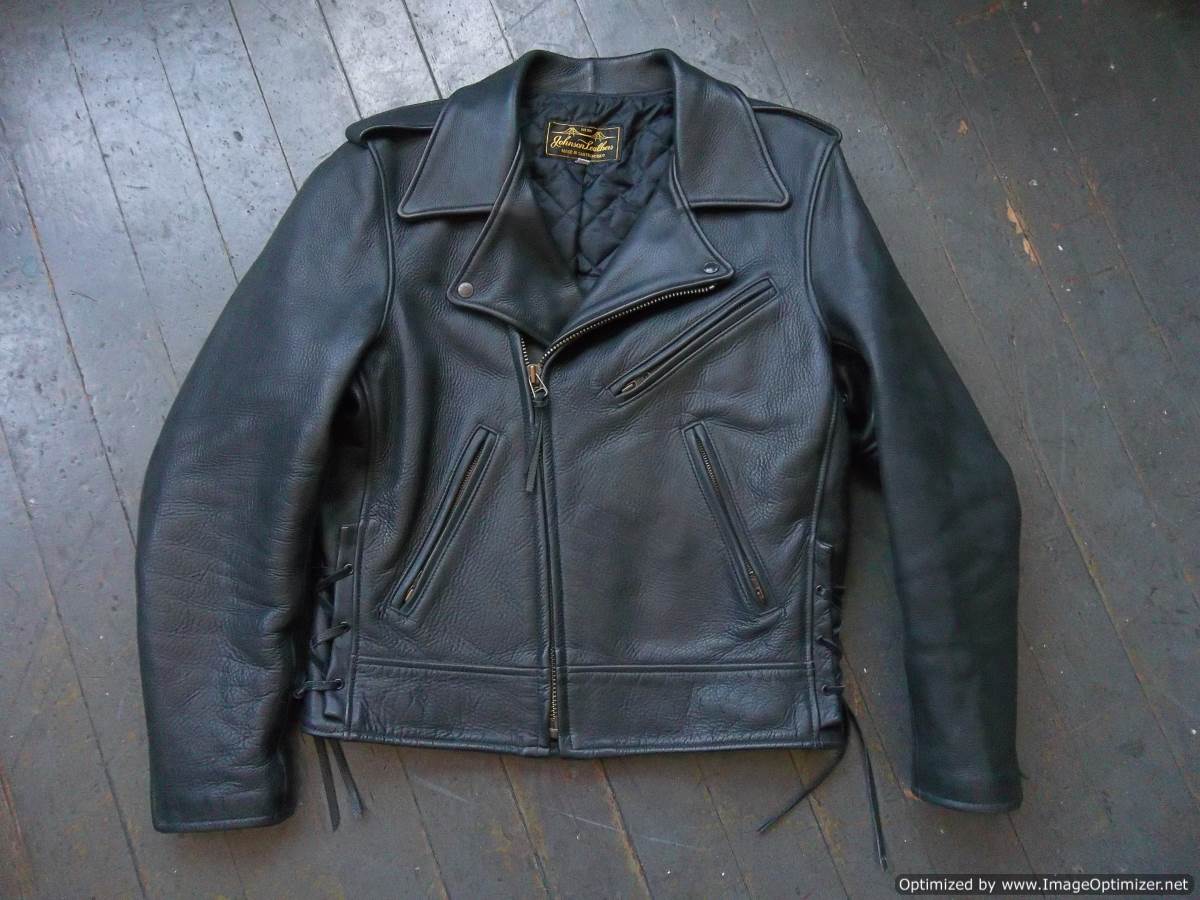Johnson Leathers Leather Jacket - Size 40 | The Fedora Lounge