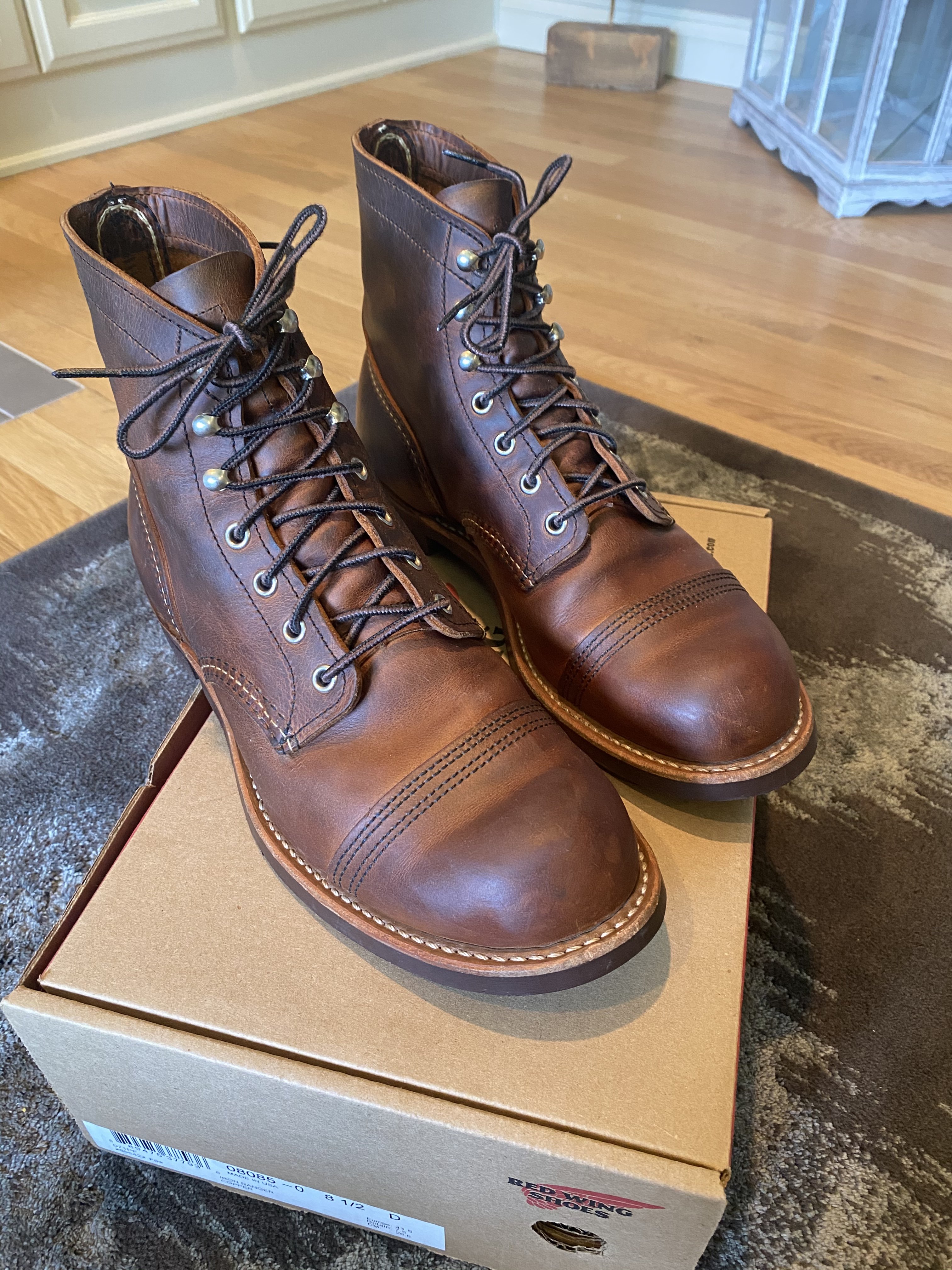 Redwing Iron Ranger 8085 Copper 8.5D | The Fedora Lounge