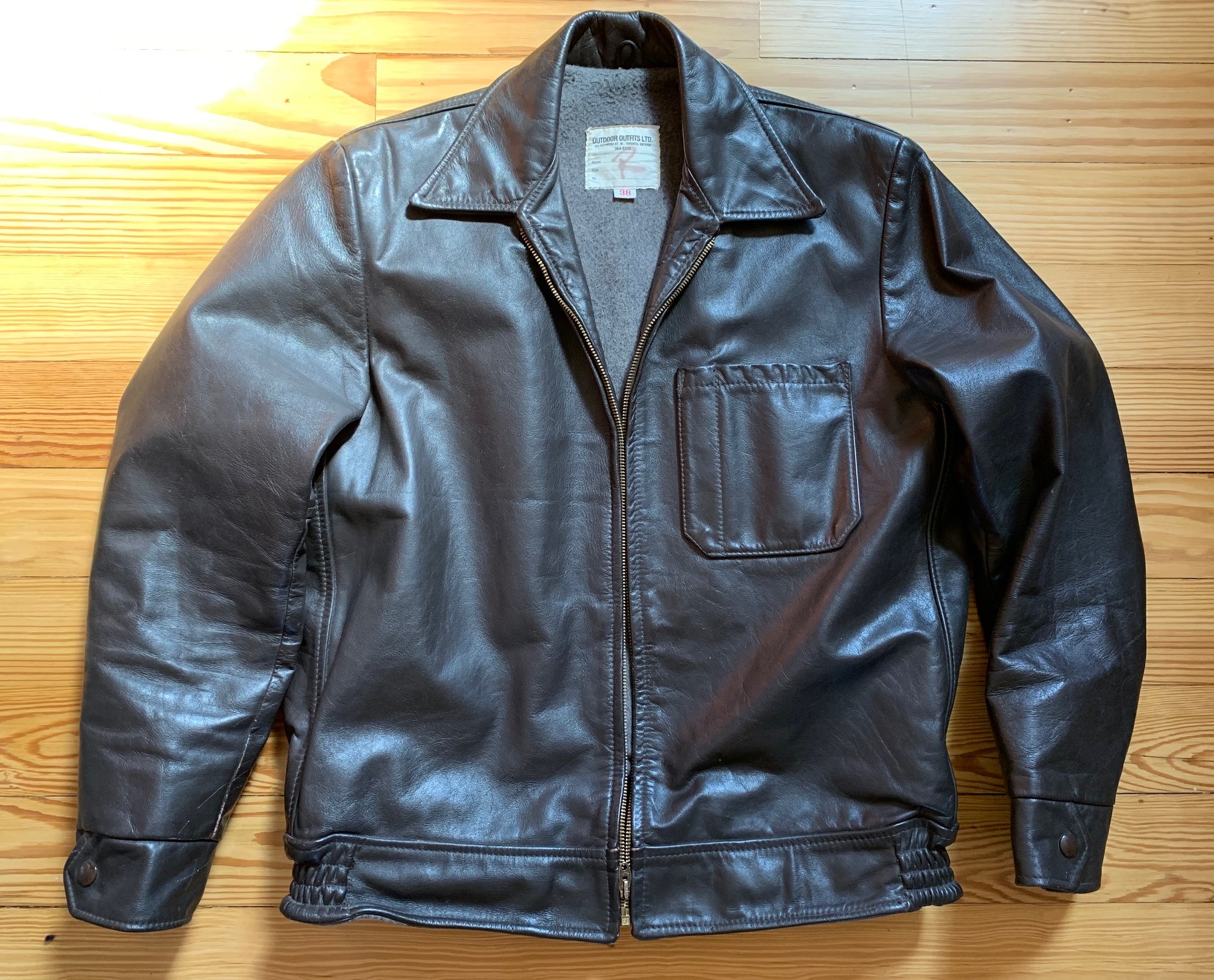 New Old Stock find - Chicago Police jacket in Blue steer | The Fedora ...
