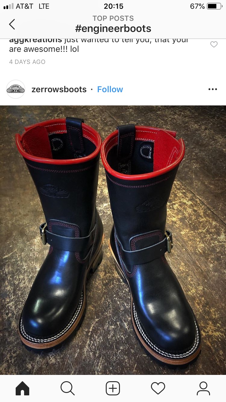 lone wolf mechanic boots