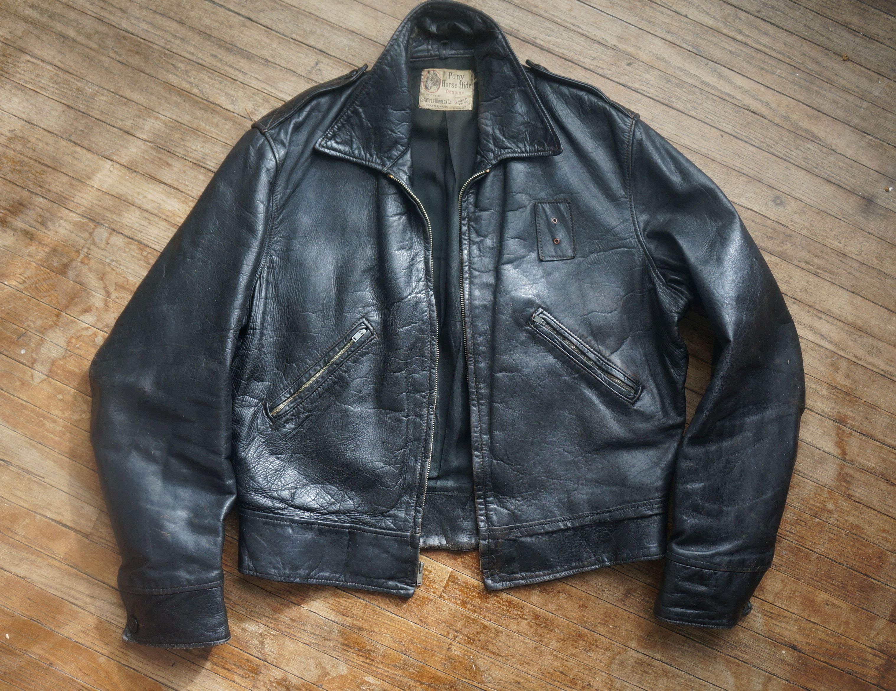 Vintage Leather Jacket ID - SCANT Clues......... | The Fedora Lounge