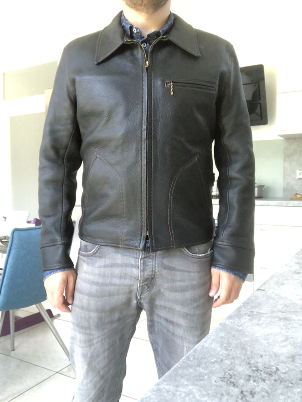 Deerskin motorcycle clearance jacket