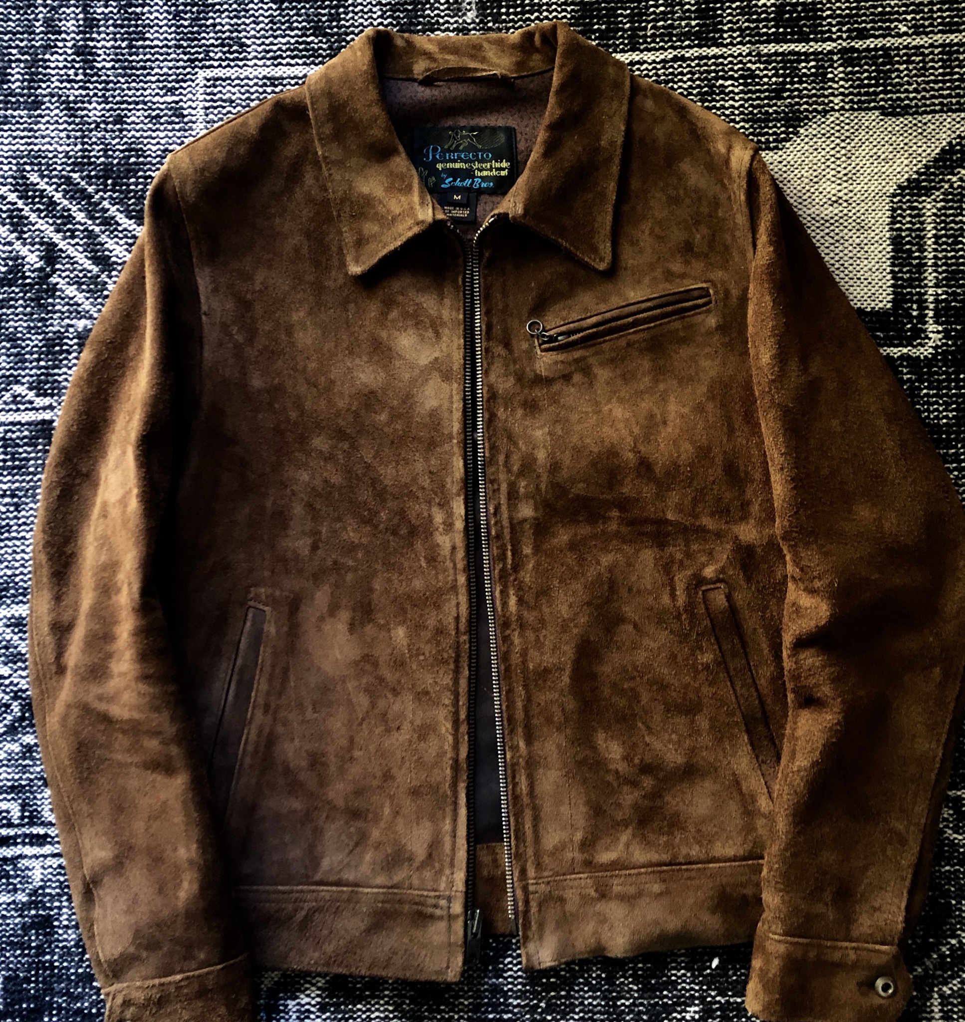 Schott duke suede on sale jacket