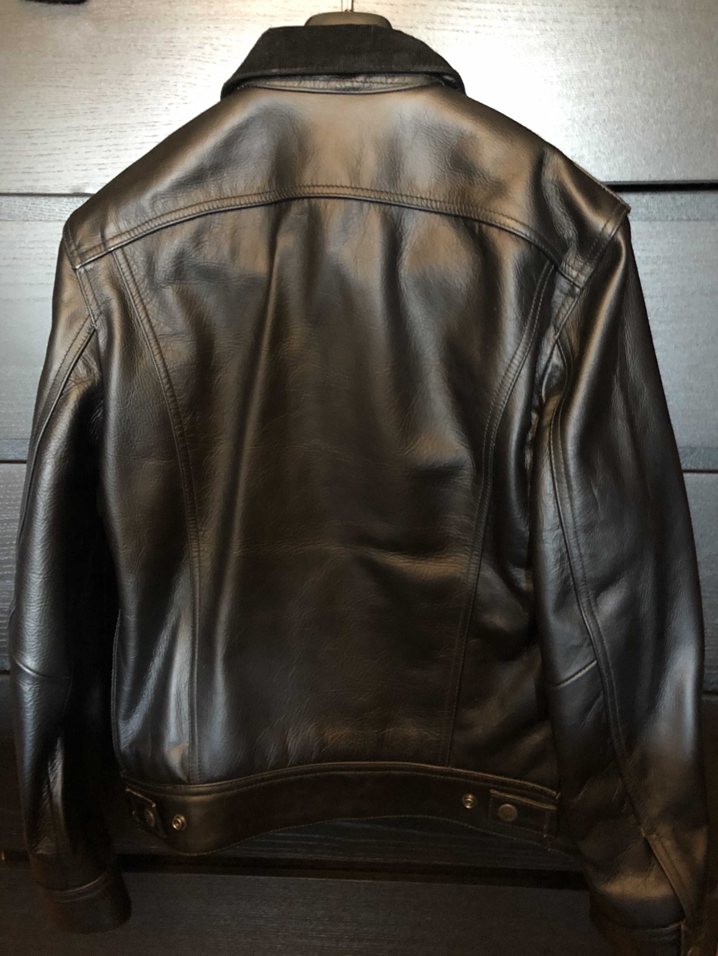 Lee 101 leather cheap storm rider jacket