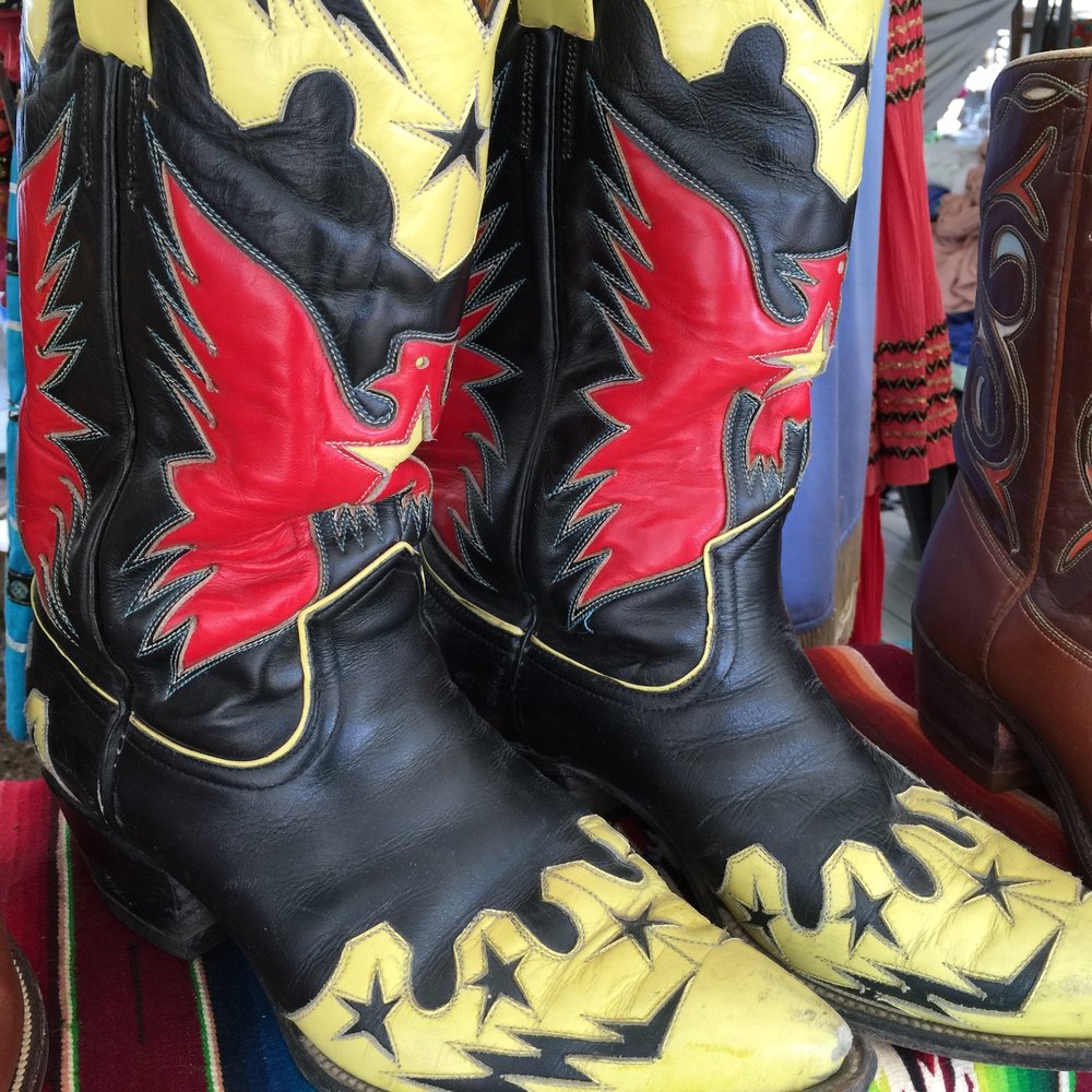 Red best sale eagle boots