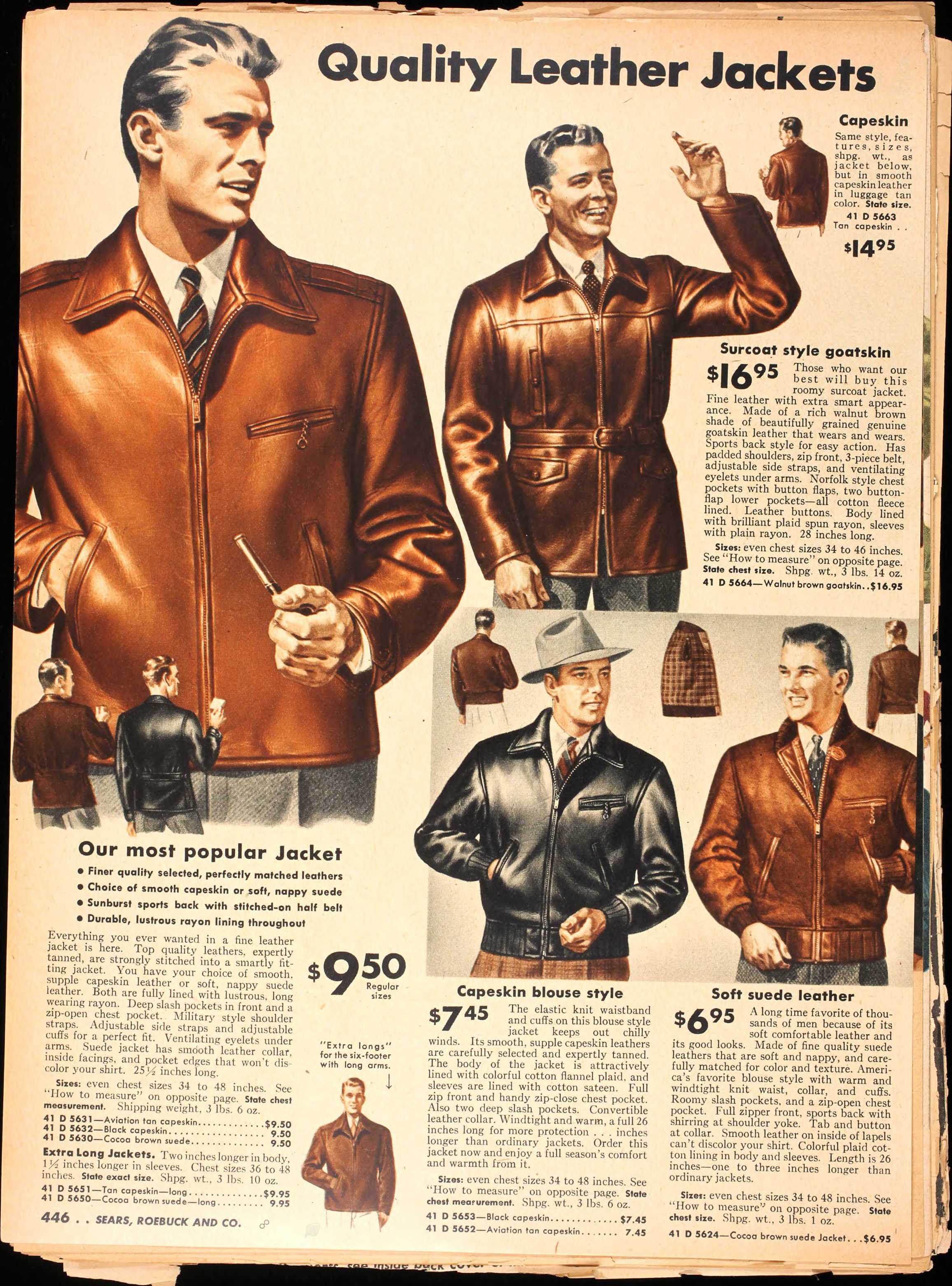 40s Sears Topline suede and 40s Windward Suede Horsehide | The