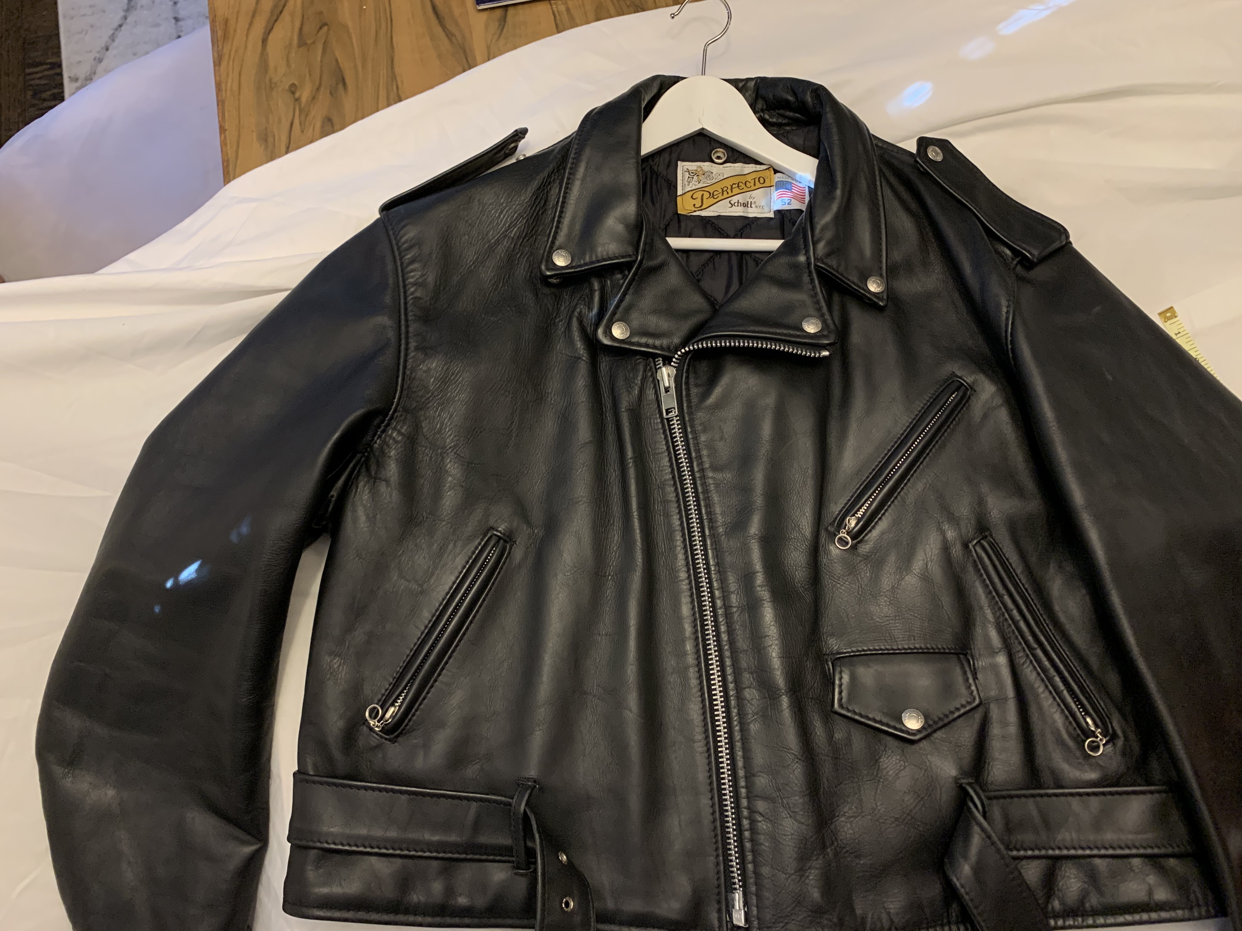 Schott NYC Classic Perfecto® Steerhide Leather Motorcycle Jacket STYLE: 618