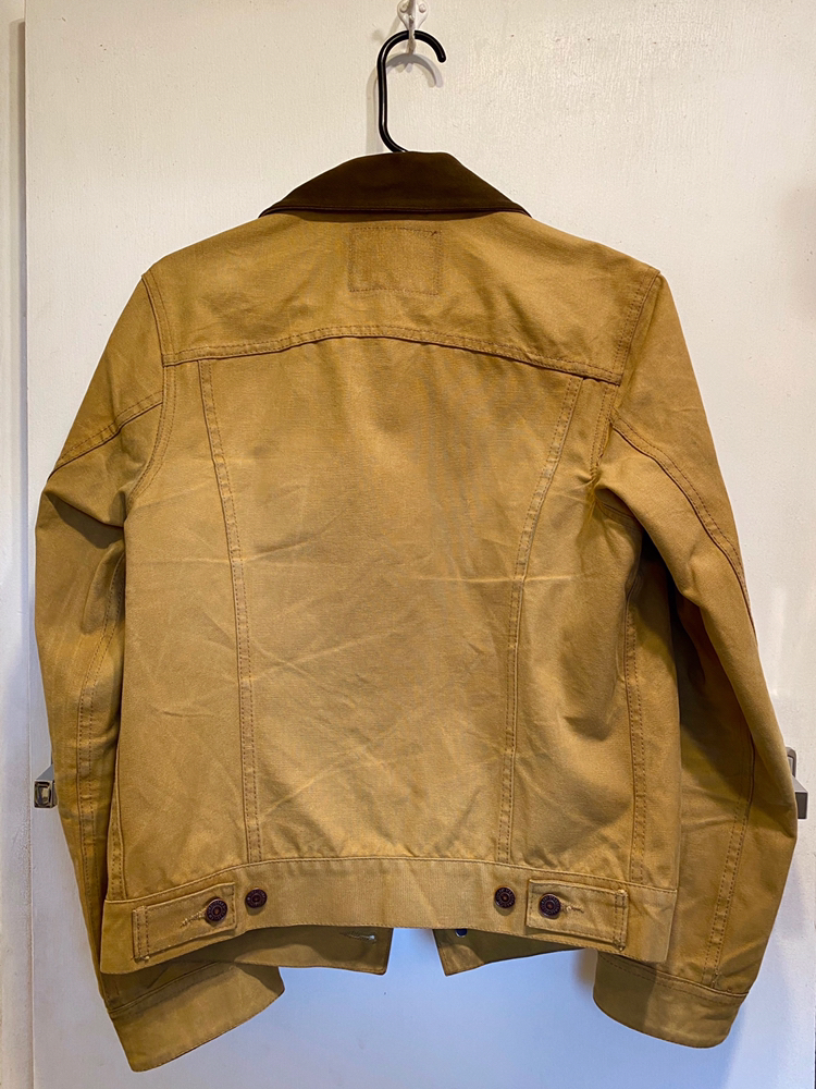 Levi's X Filson Tin Cloth Trucker Jacket (SMALL) - $600 | The