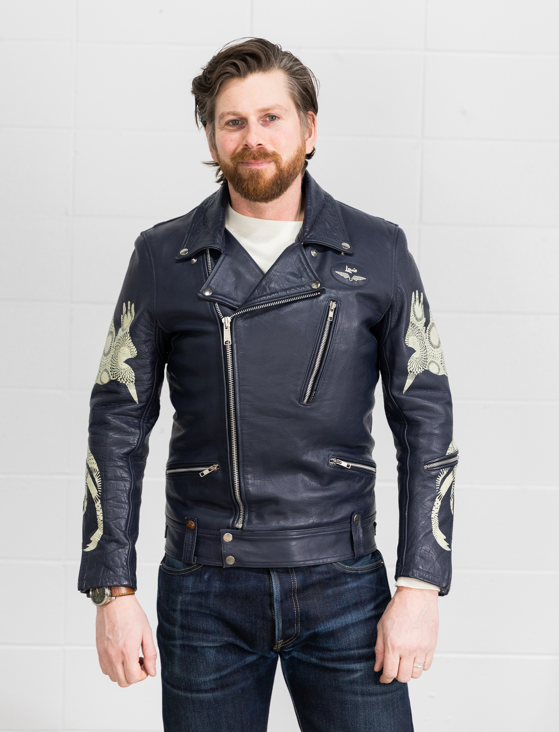 Lewis Leathers x Paul Smith RED EAR | labiela.com