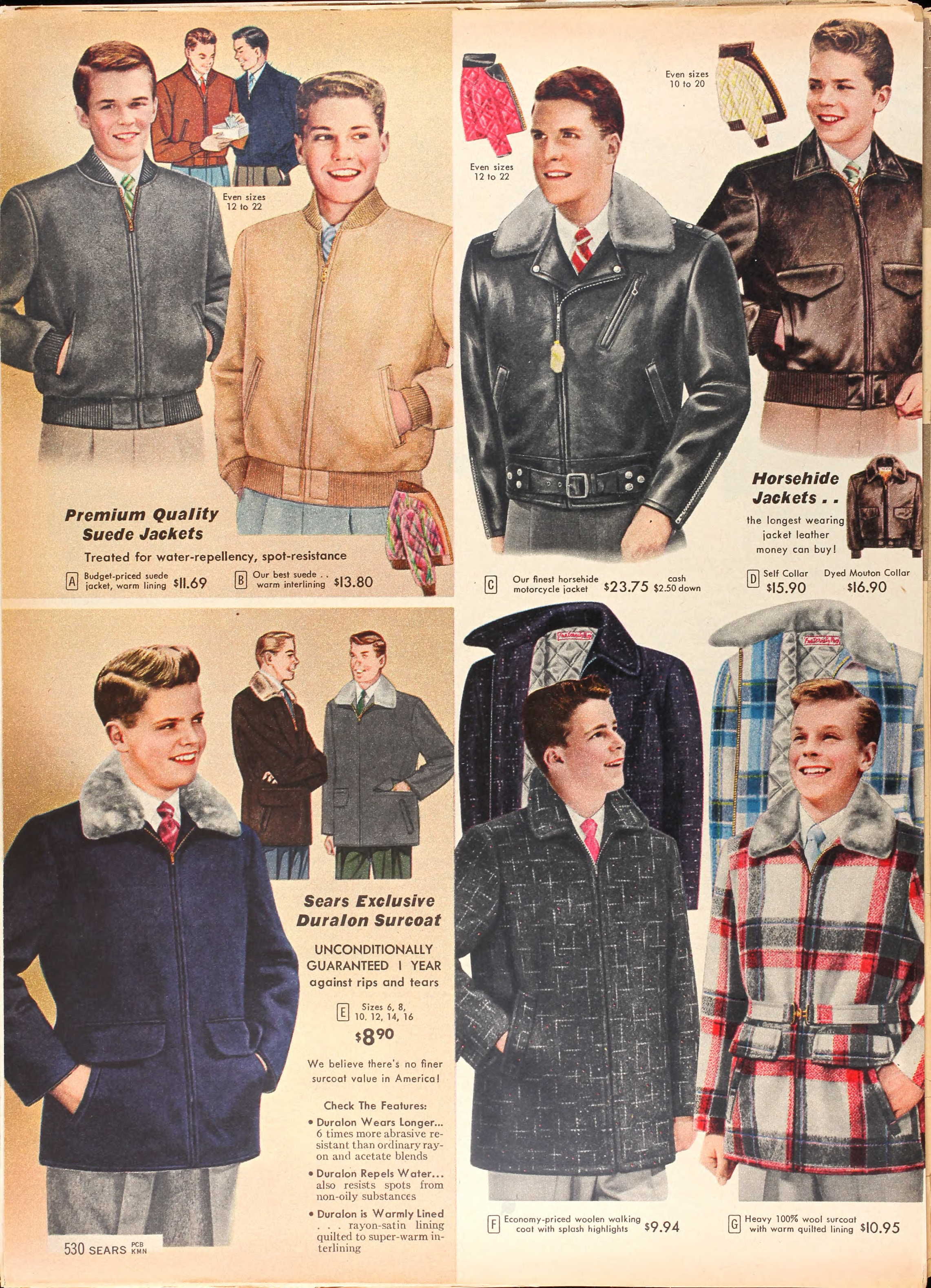 Sears Motorcylce Jacket History 1949-1963 | The Fedora Lounge