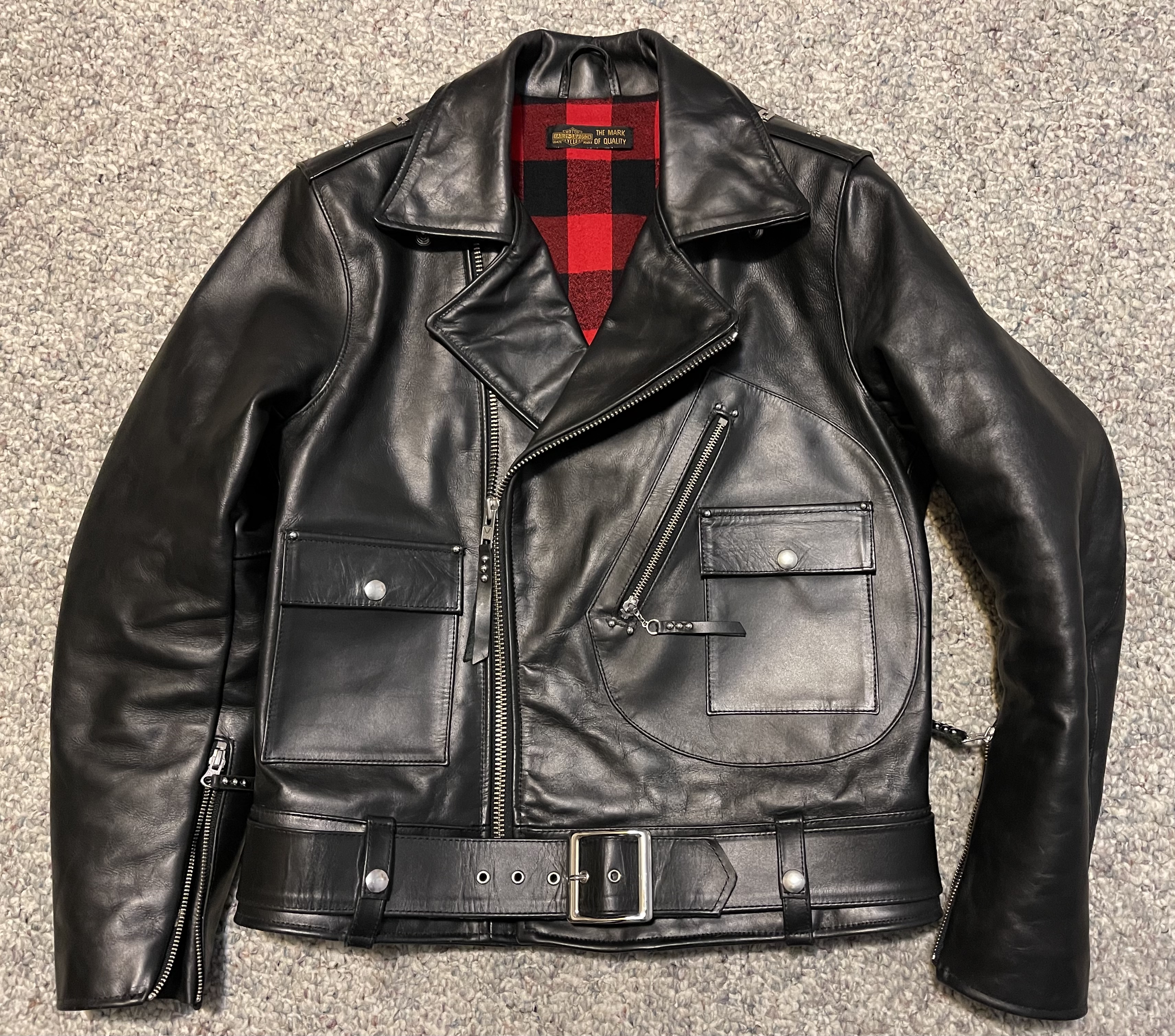 Cycle hot sale leather jacket