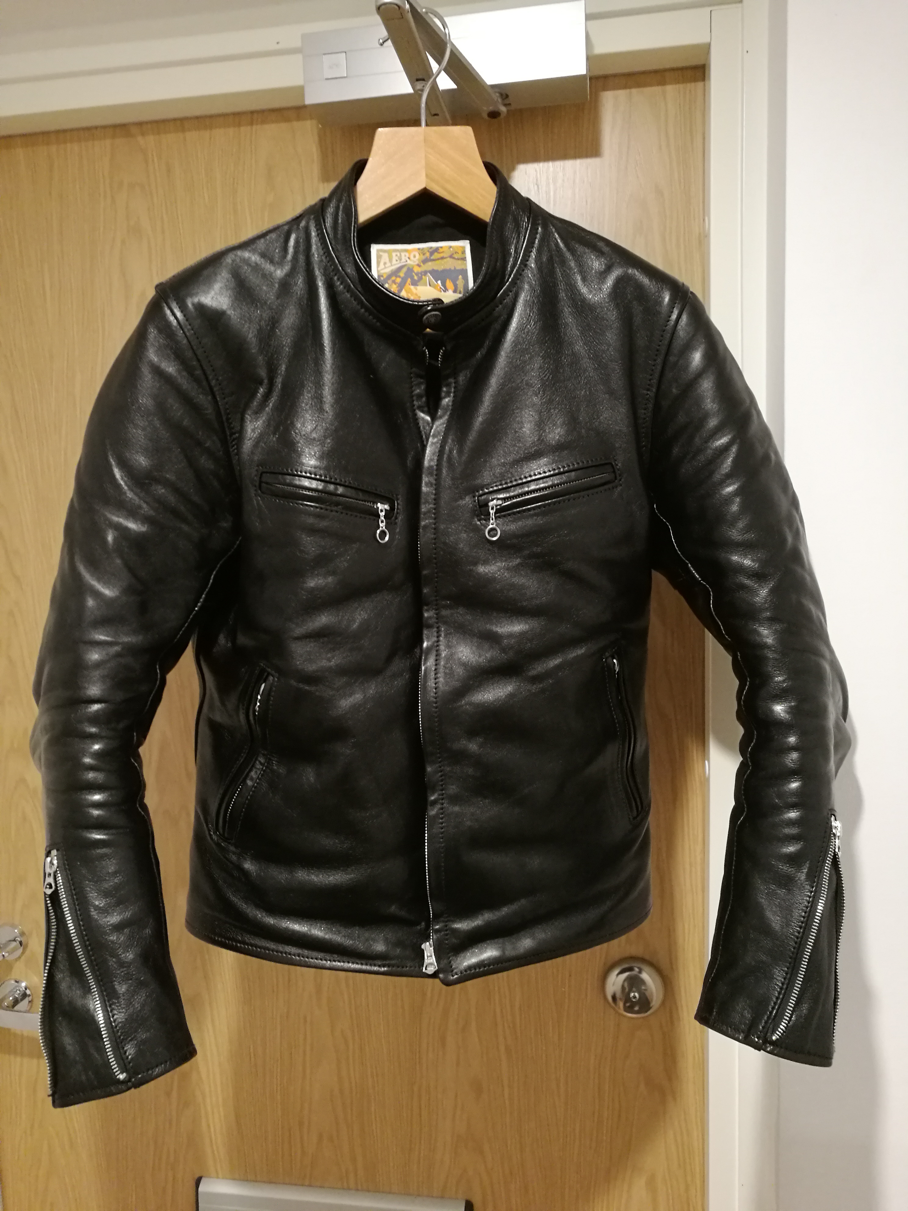 Leather jacket too on sale tight