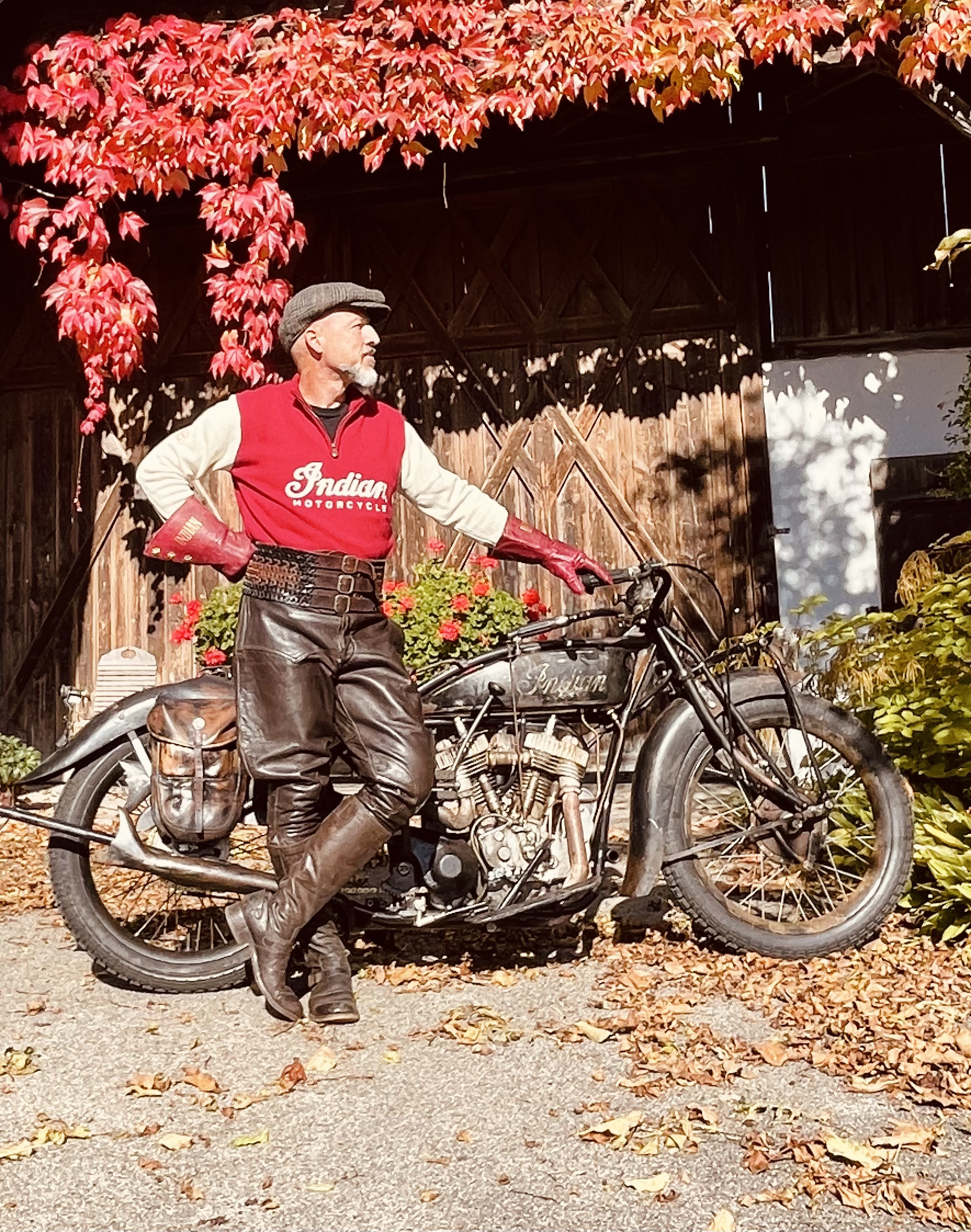 Vintage motorcycle outfit sale