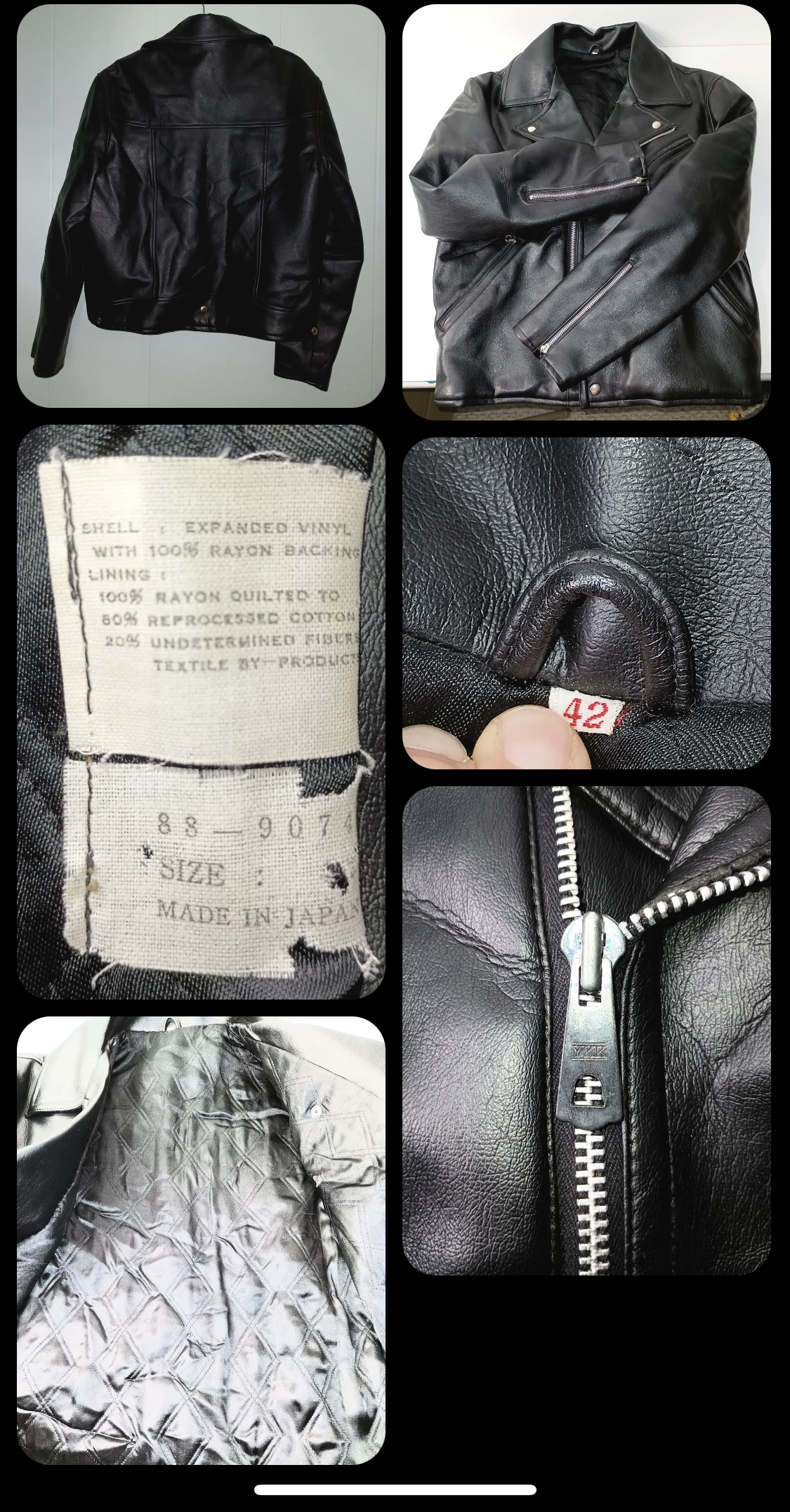 Japanese leather jacket outlet brand