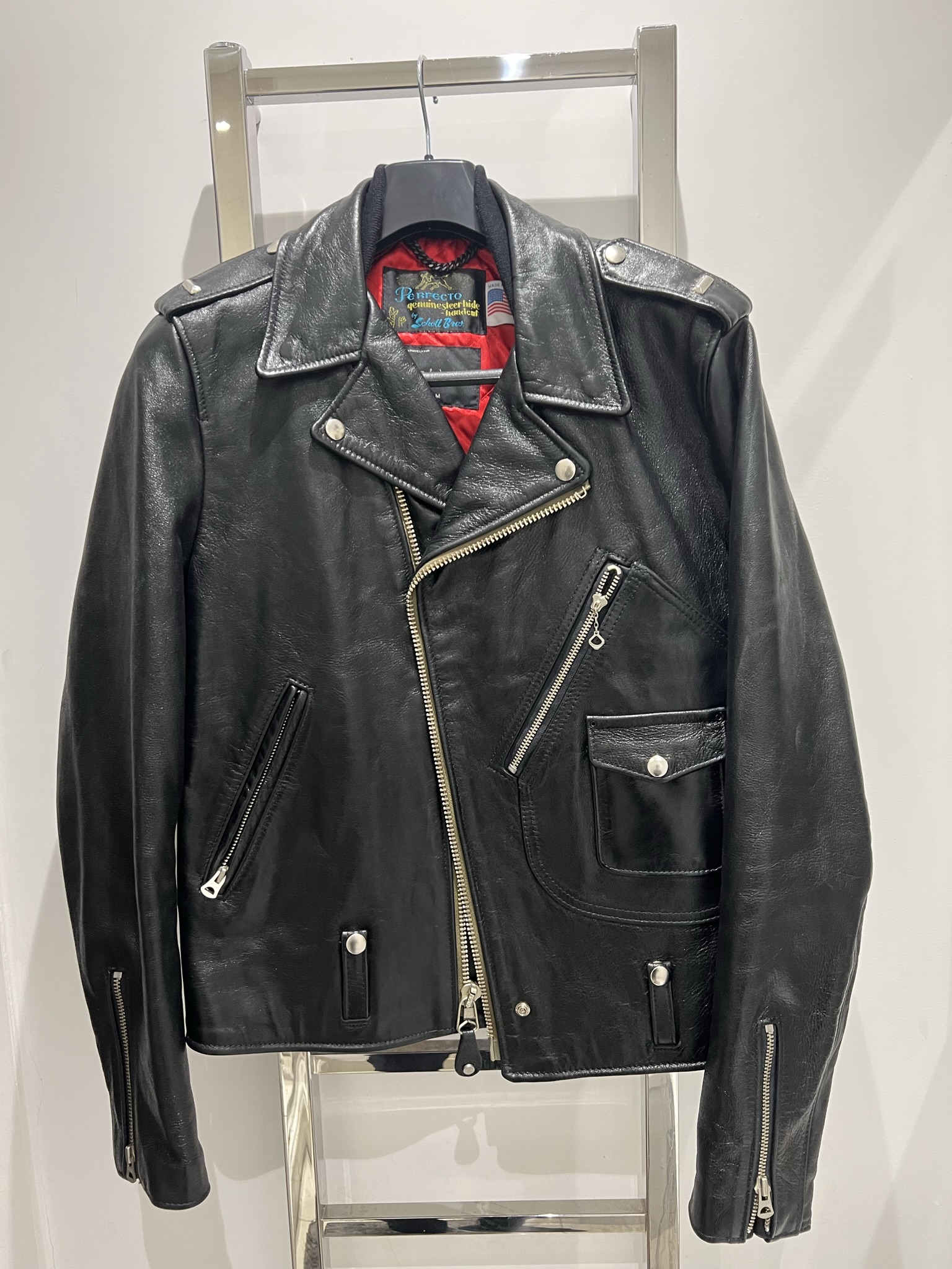 Rag and bone schott leather sale jacket