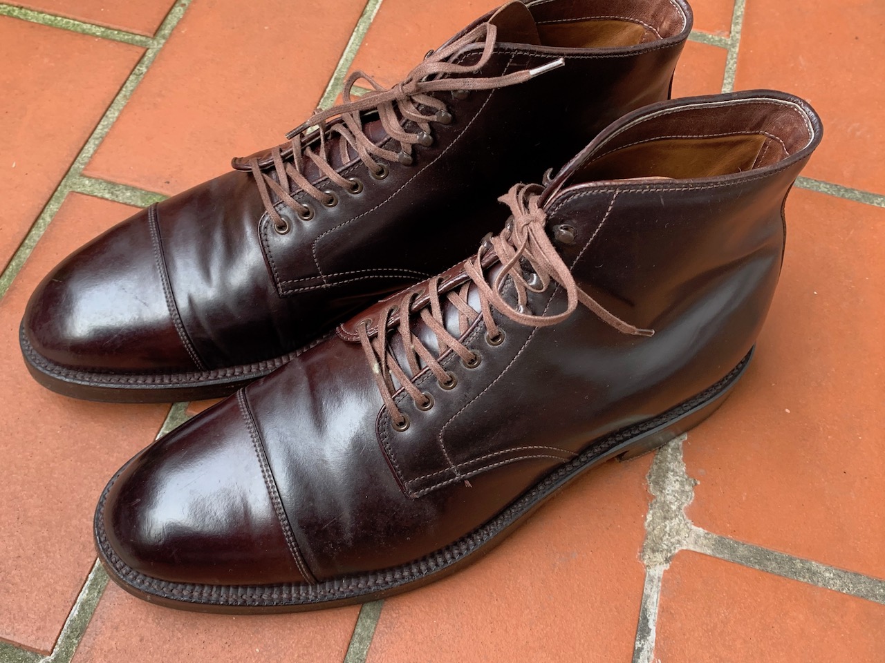 Alden cap hotsell toe boot