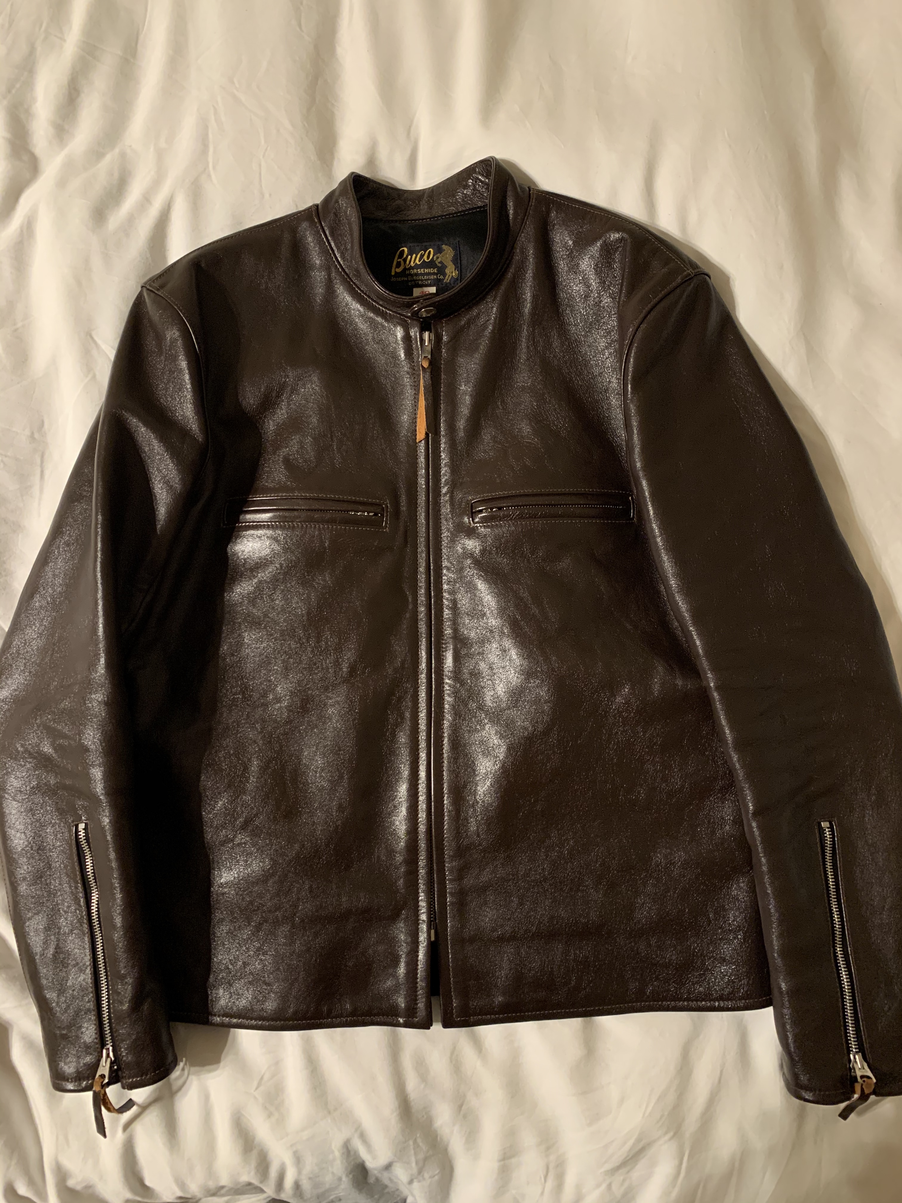 The Real Mccoy's Buco J-100 Black Horsehide Leather Jacket | lupon.gov.ph