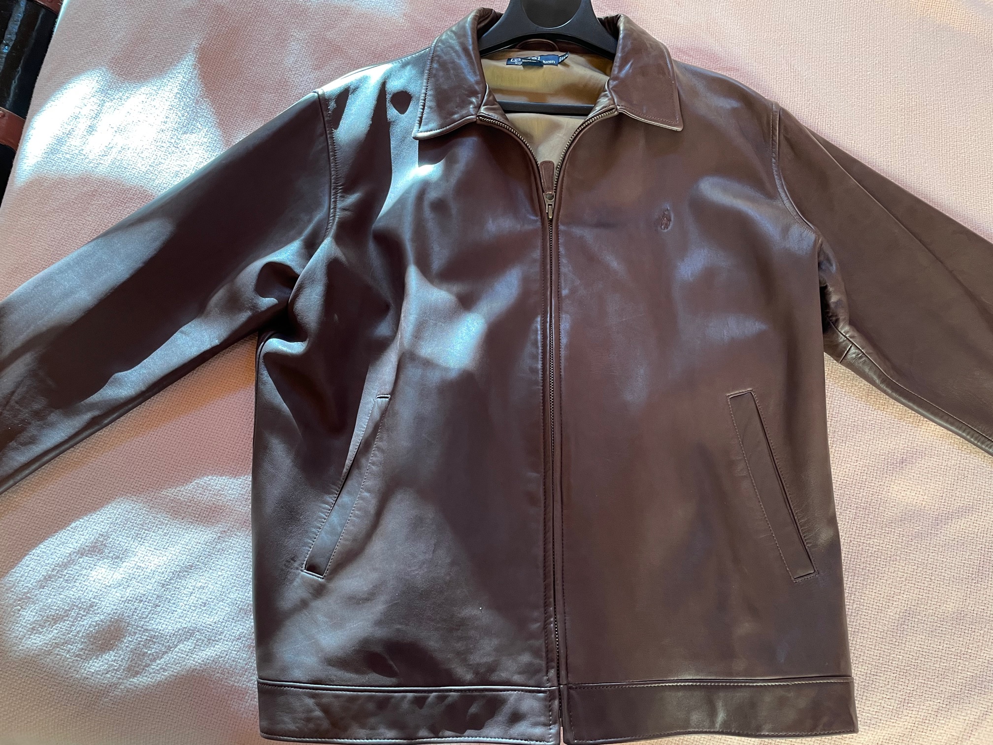 Polo Ralph Lauren Lambskin Leather Jacket XL | The Fedora Lounge