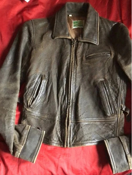 Levi's Vintage Clothing 1930s Menlo Leather Jacket