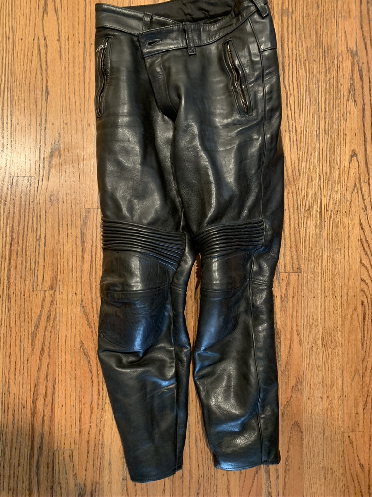 Vanson sport rider leather pants 34 / 36 solid and perforated