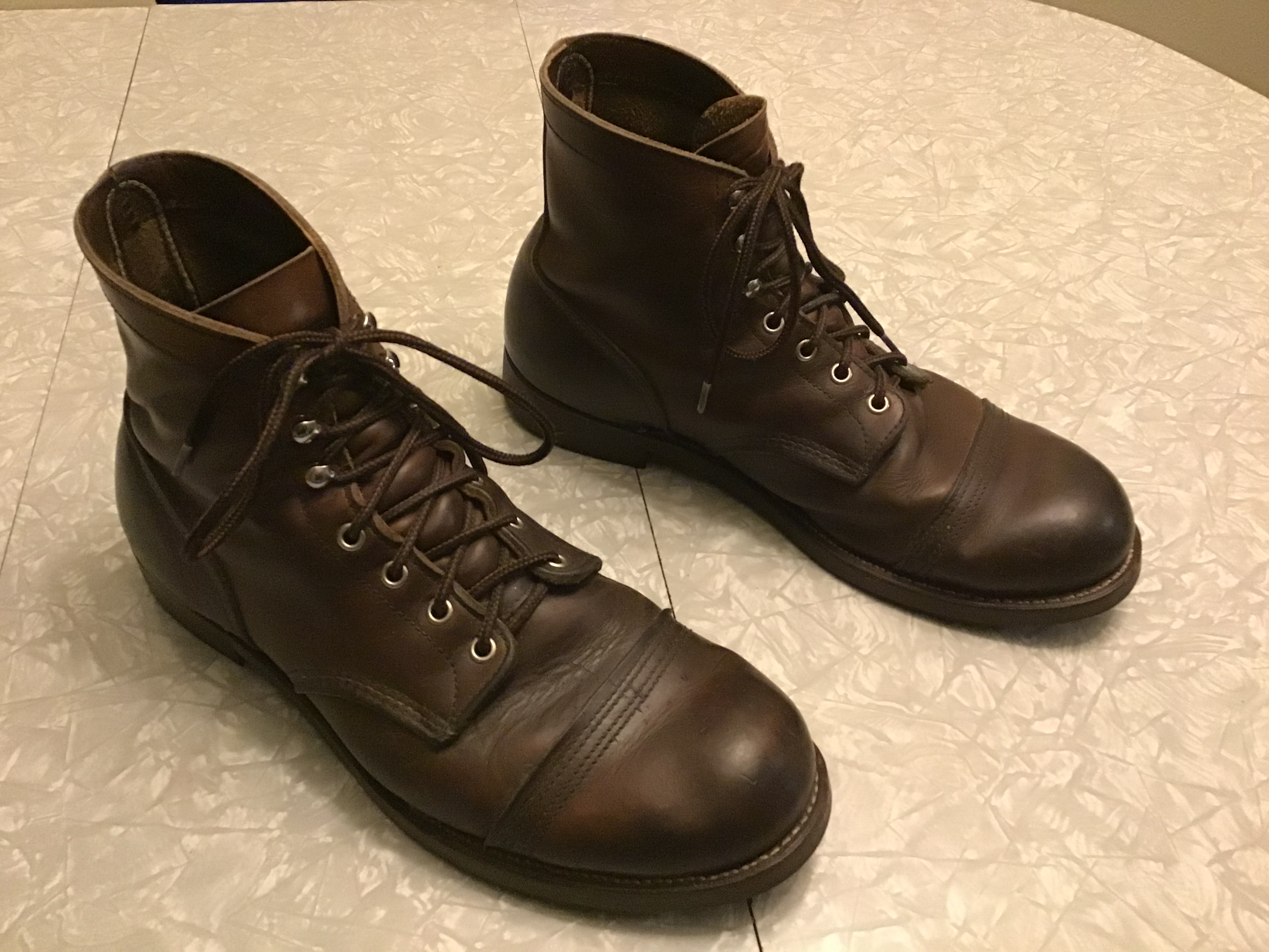 Red Wing Rangers size 12 EE Amber | The Fedora Lounge