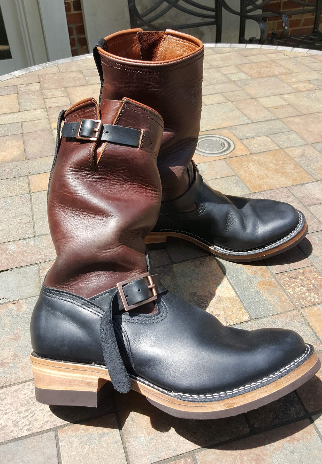 Custom made shop engineer boots