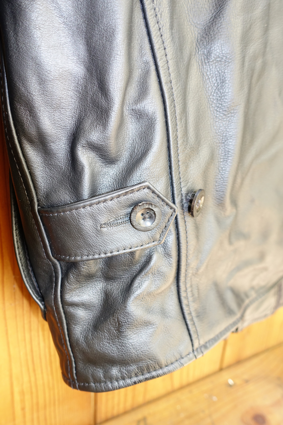 Custom Johnson Leather jacket, virtually new, size 40 | The Fedora Lounge
