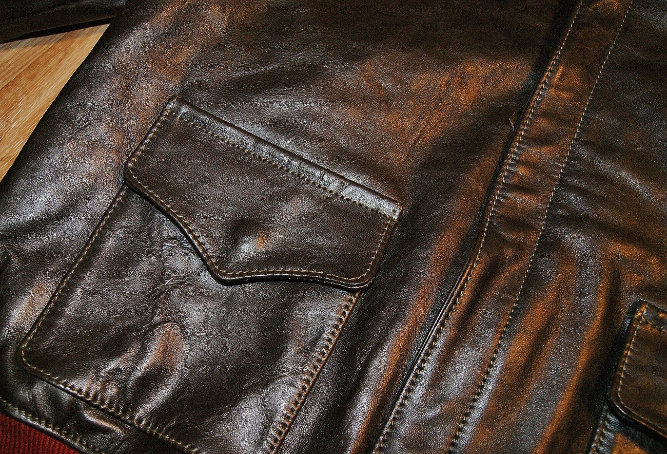 Aero A-2 38 Contract Dark Seal Vicenza Horsehide pocket smaller.jpg