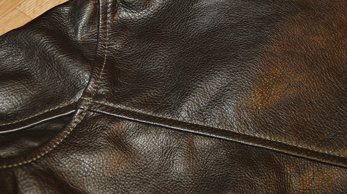 Aero Board Racer Buco Dark Seal Vicenza Horsehide back yoke.jpg