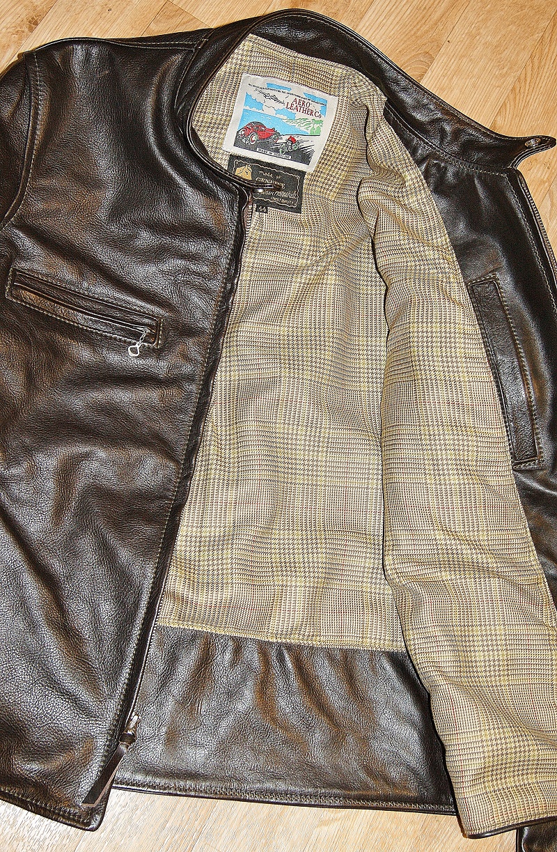 Aero Board Racer Buco Dark Seal Vicenza Horsehide Crail Check Tweed wool lining.jpg