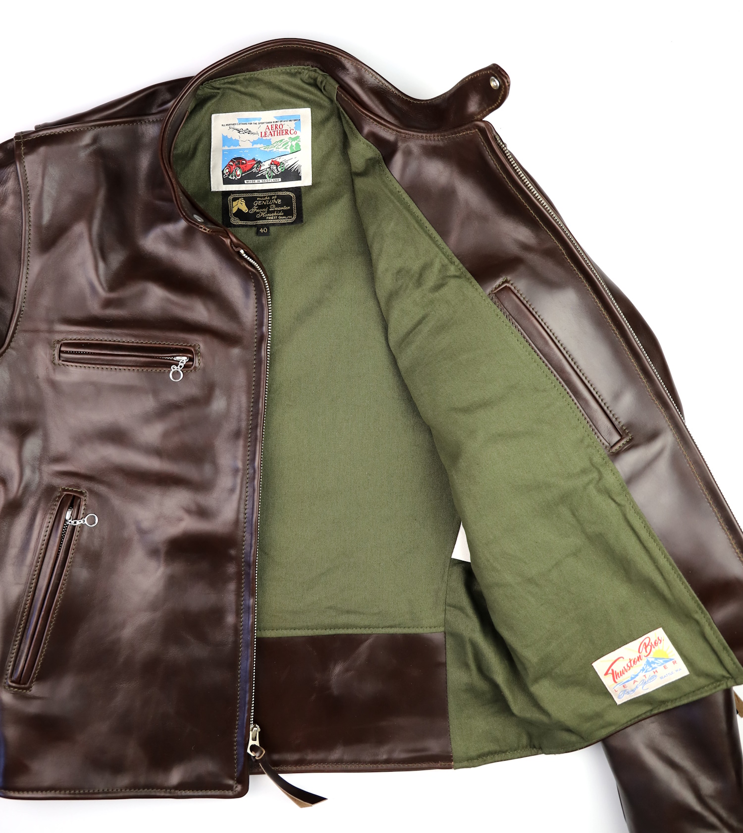 Aero Cafe Racer Brown CXL FQHH UB3 olive cotton drill lining.jpg