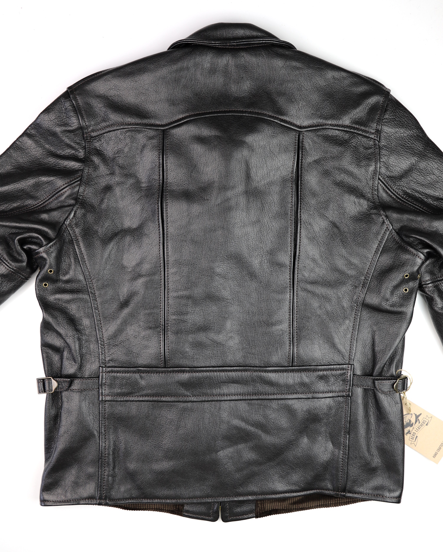 Aero Dustbowl Black Goatskin back.jpg