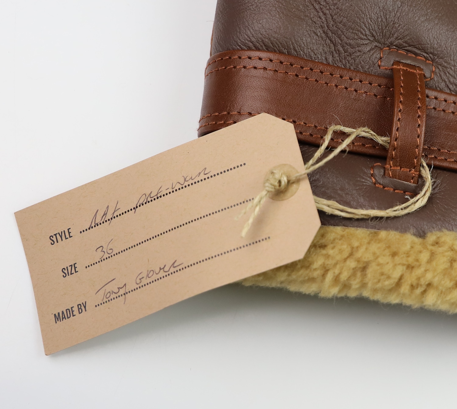 Aero RAF Russet Shearling Russet Vicenza trim name tag.jpg