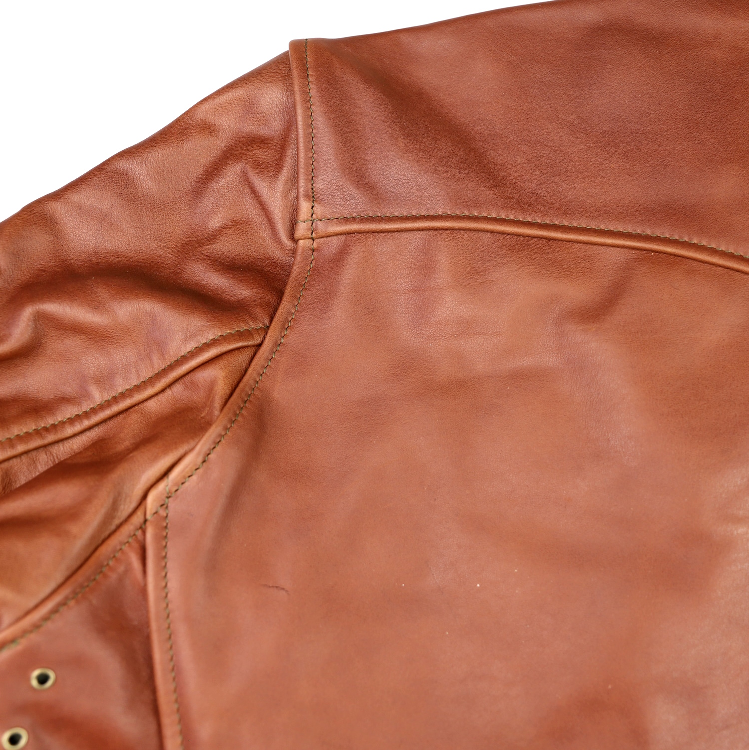 Aero Sheene Cognac Pinnacle Horsehide upper back.jpg