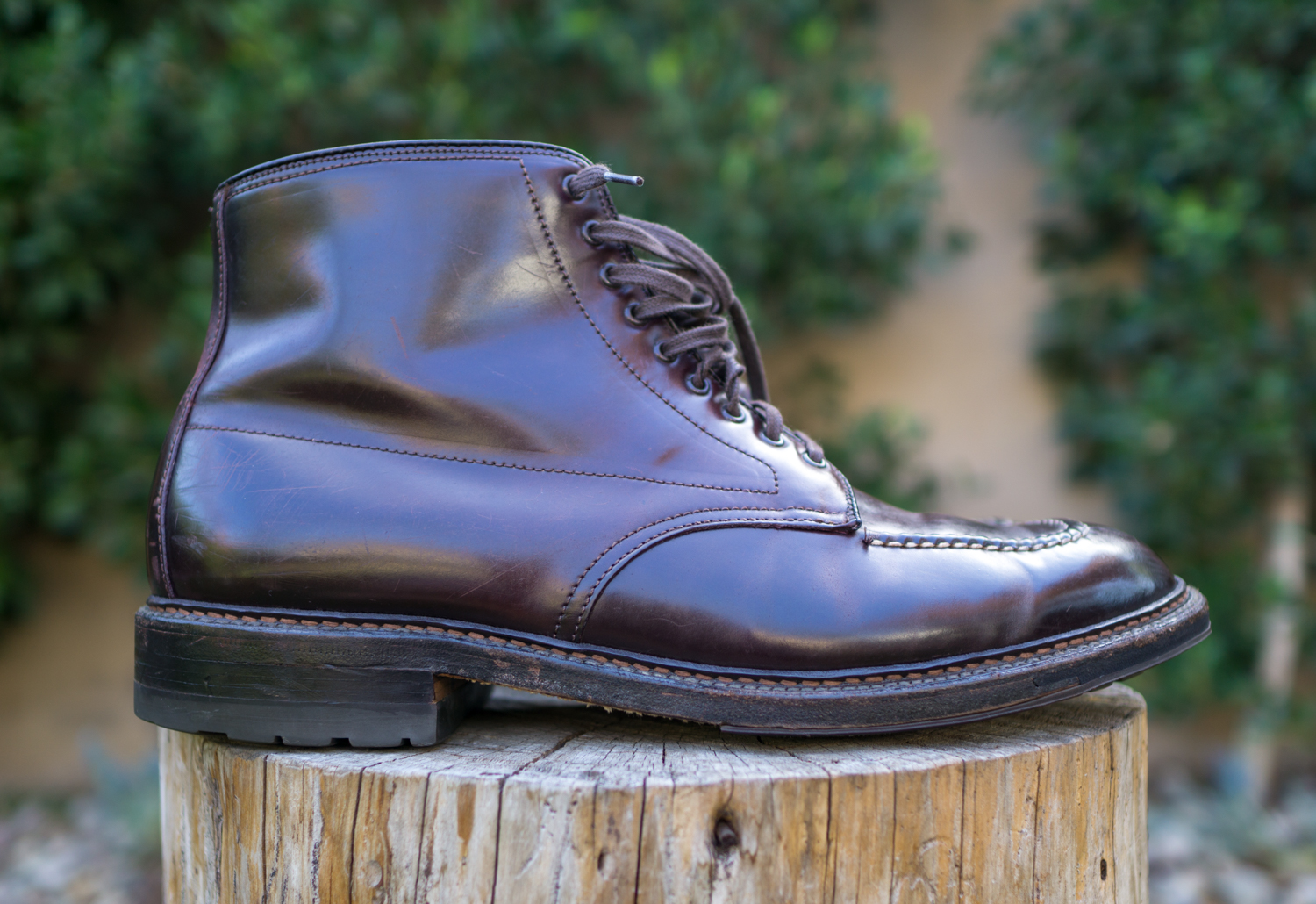 Alden Shell Cordovan Color #8 Indy Boots - Size 10 B/D | The Fedora Lounge