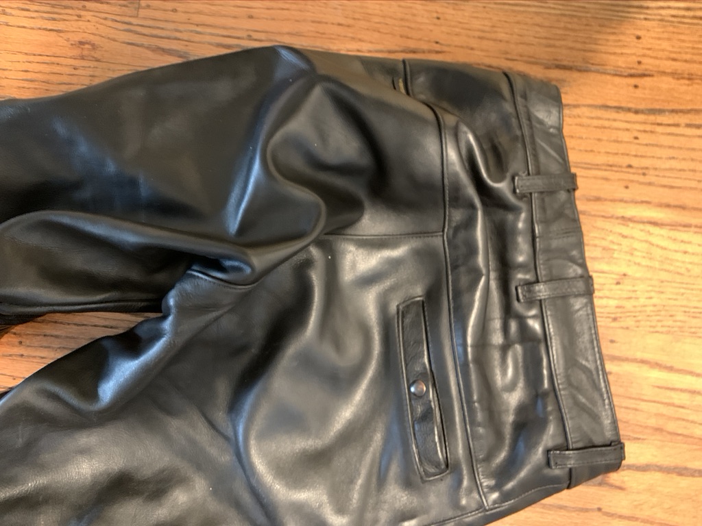 Vanson sport rider leather pants 34 / 36 solid and perforated
