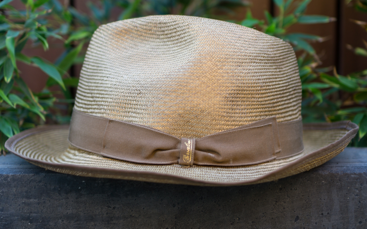 Borsalino Sisal Straw Fedora Size 62 The Fedora Lounge