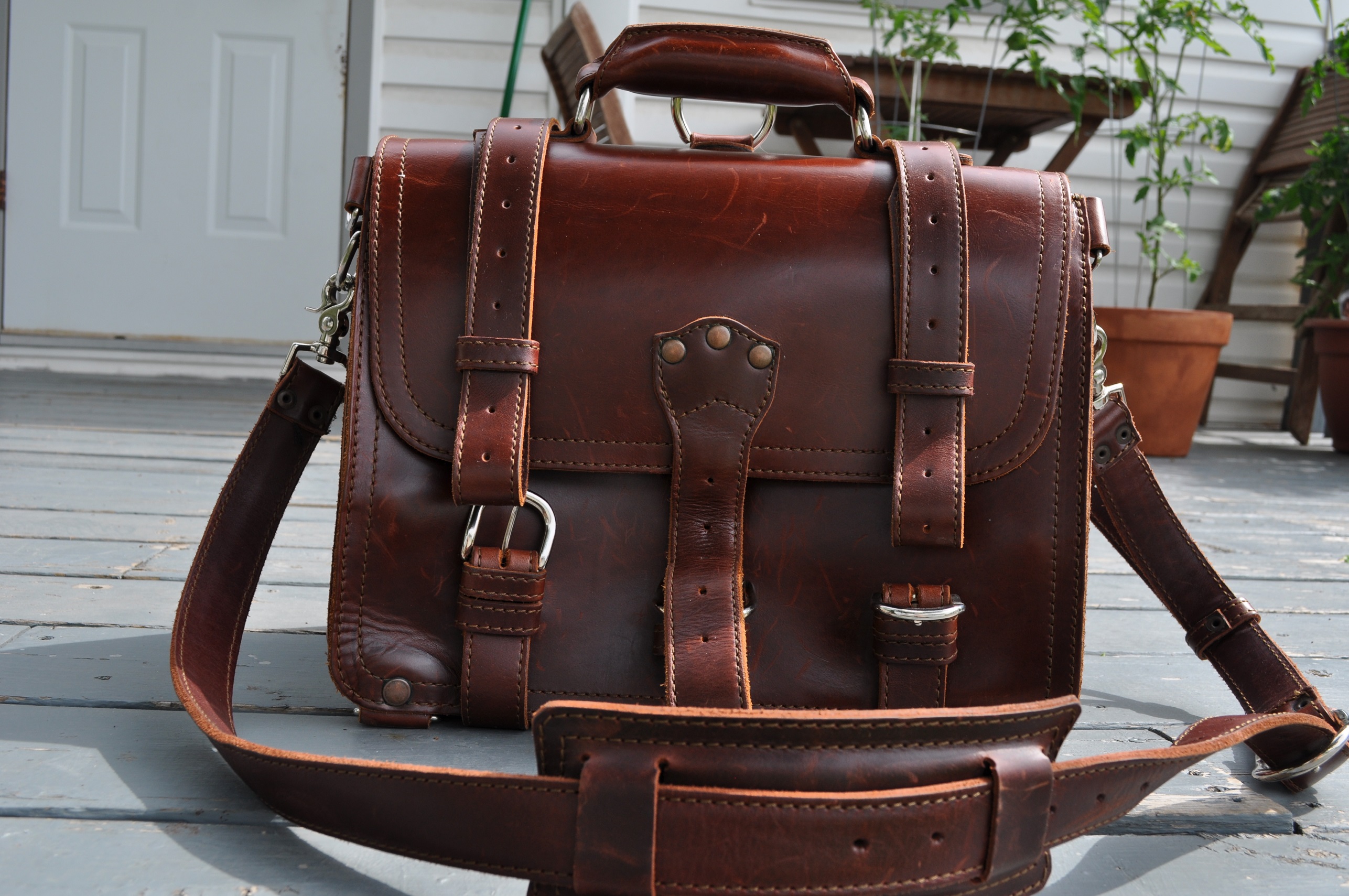 SOLD Saddleback Leather briefcase | The Fedora Lounge
