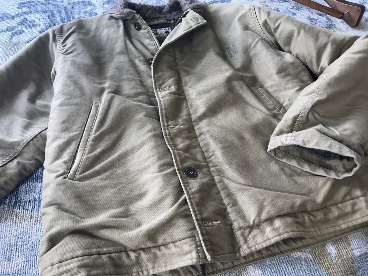 For Sale Buzz Rickson N-1 Deck Jacket WW2 Size 44 | The Fedora Lounge