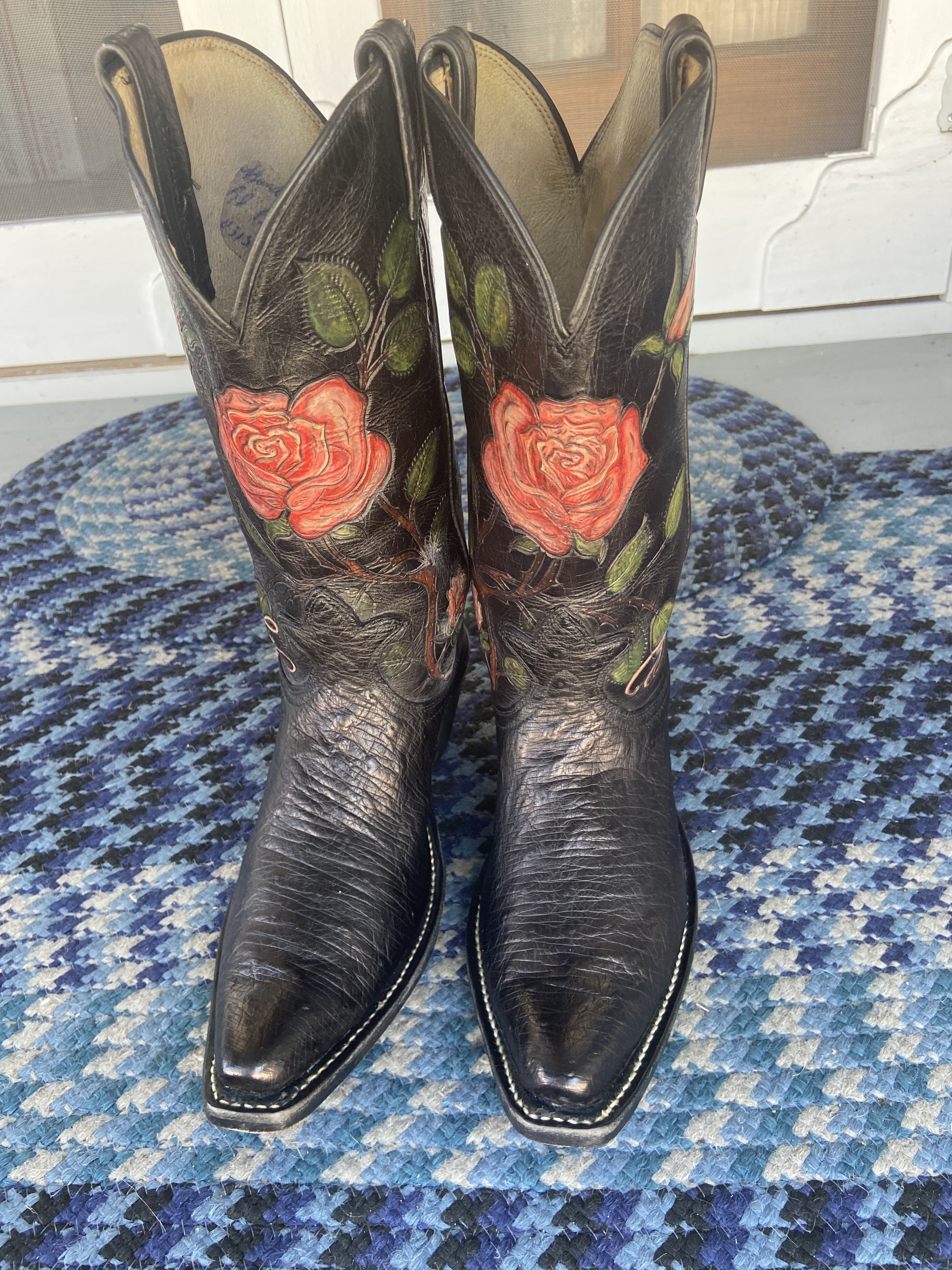 Handmade clearance ostrich boots