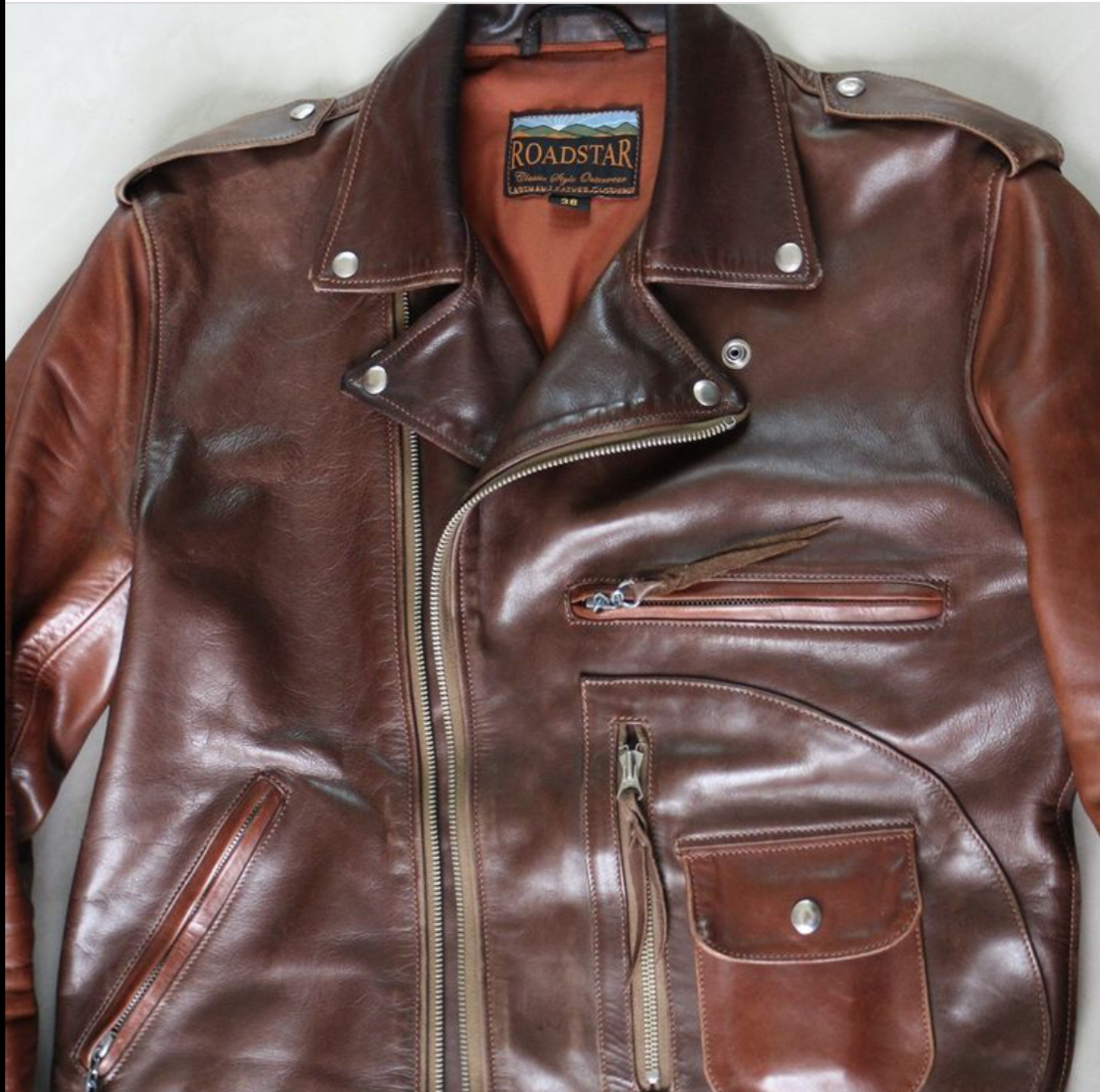 Schott NYC 618HH Horsehide Perfecto Leather Jacket - Black - Franklin & Poe