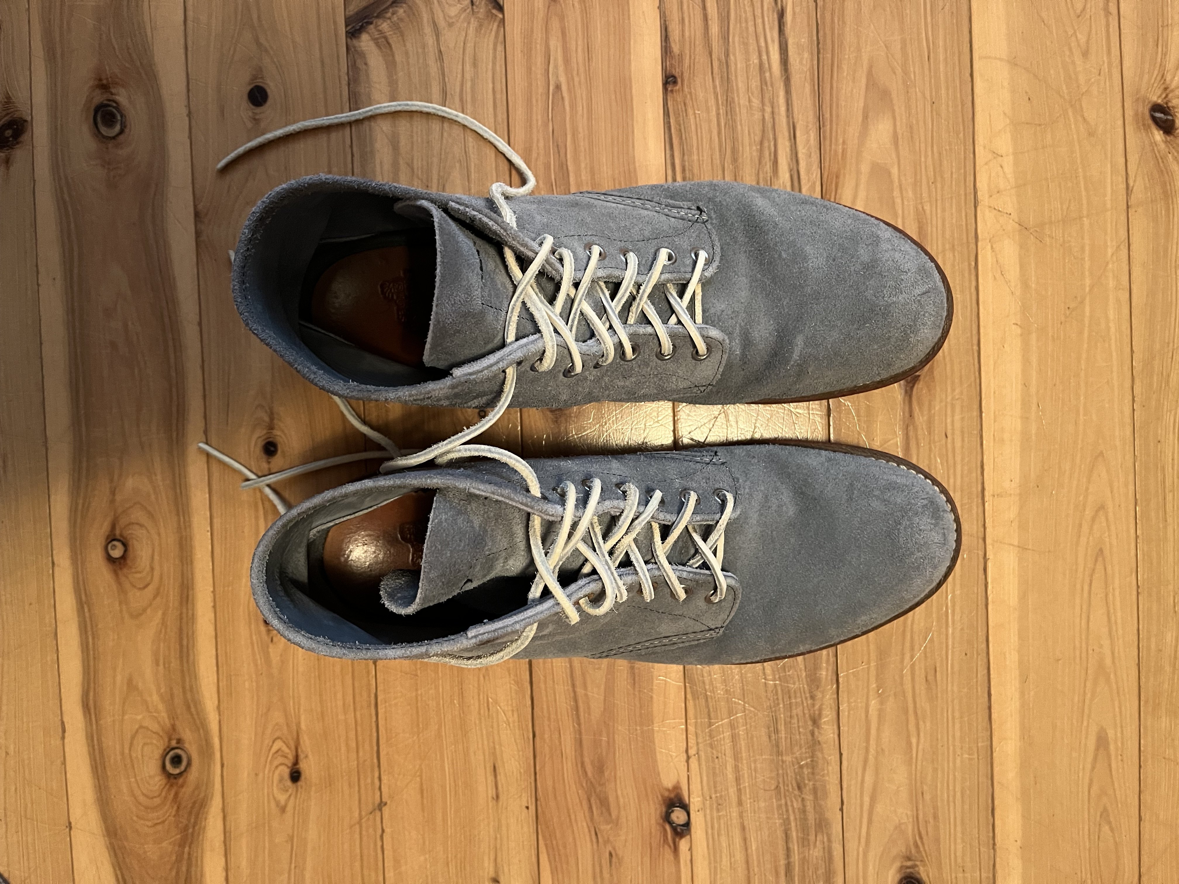 Size 11.5D Red Wing 8144 Round Toe in Slate Blue Abilene leather