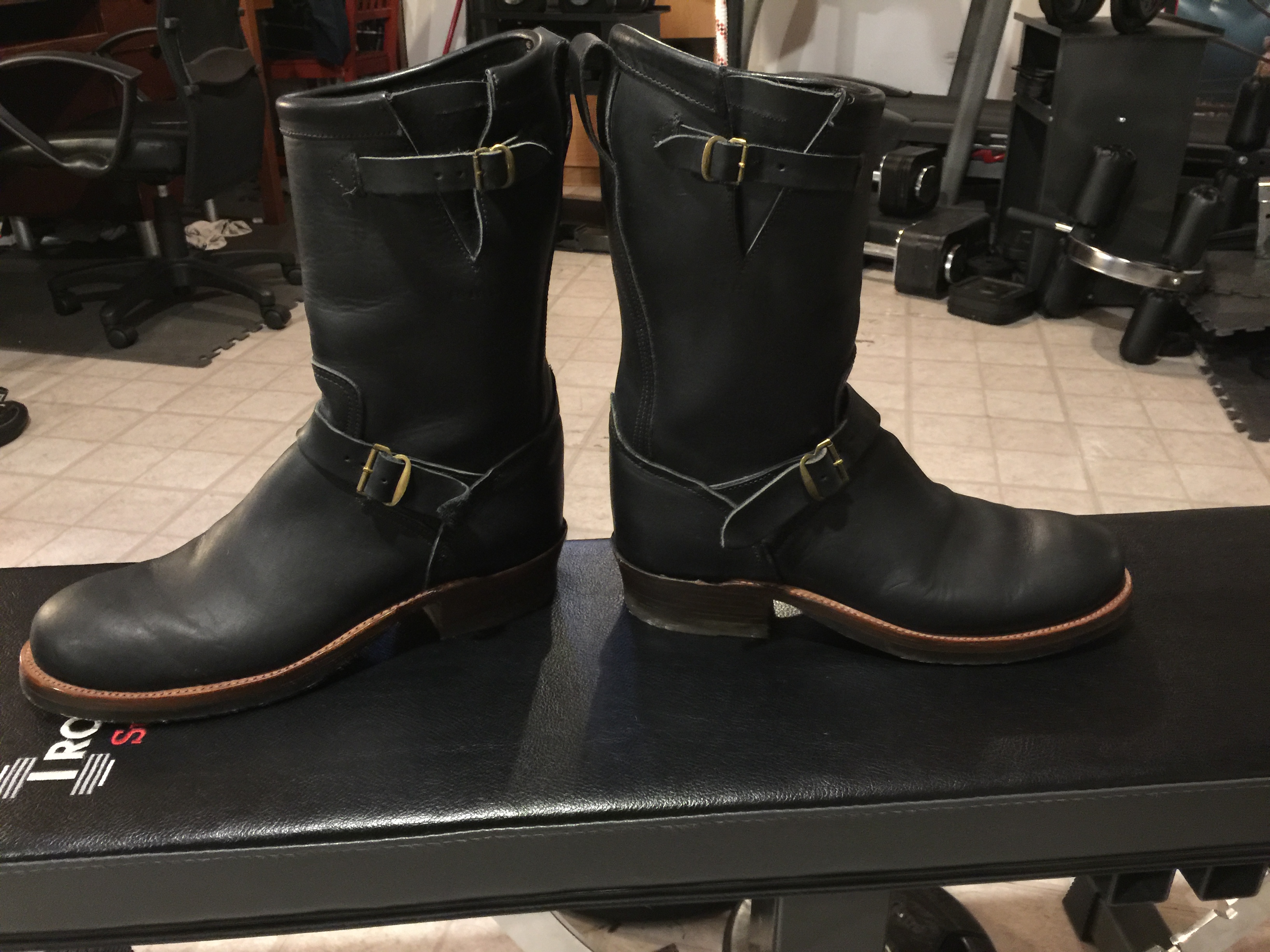 RRL Engineer boots size 10.5 | The Fedora Lounge