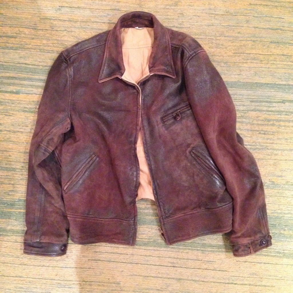 Levi's Vintage Clothing 1940s Reversible Leather Jacket