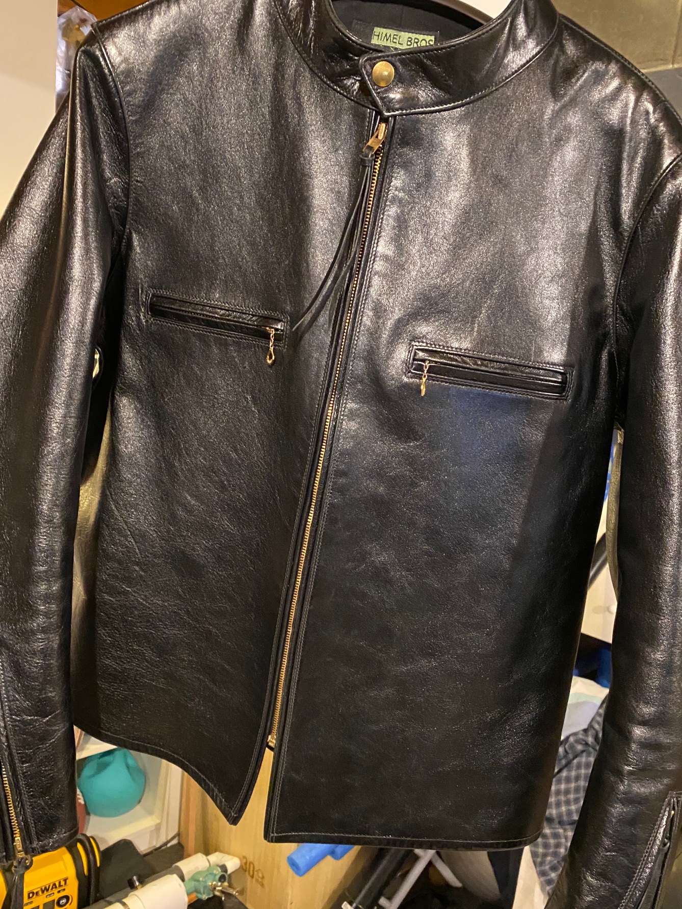 Himel Kensington SHINKI leather cafe racer jacket size 44 | The Fedora ...