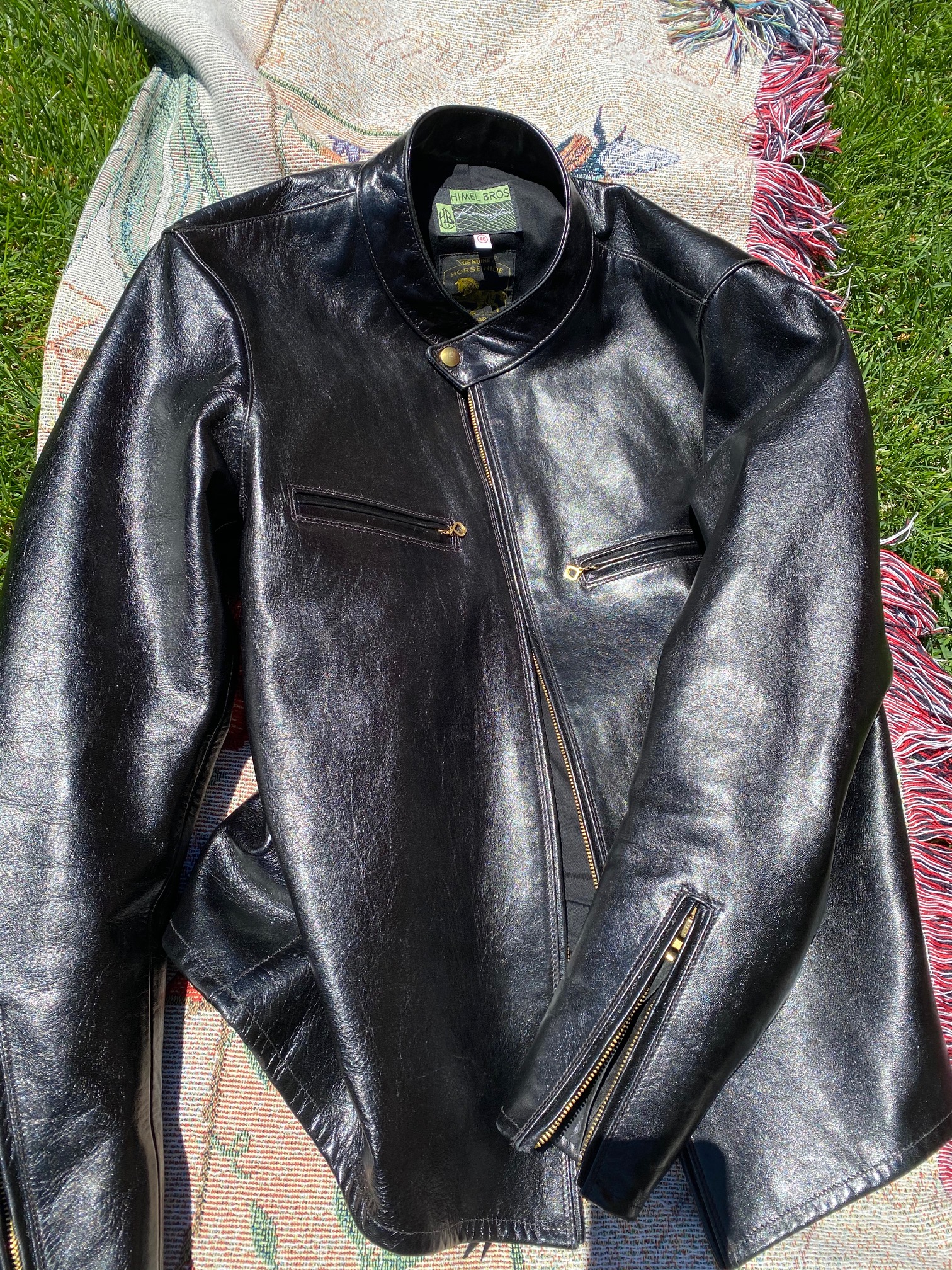 Himel Kensington SHINKI leather cafe racer jacket size 44 | The Fedora ...
