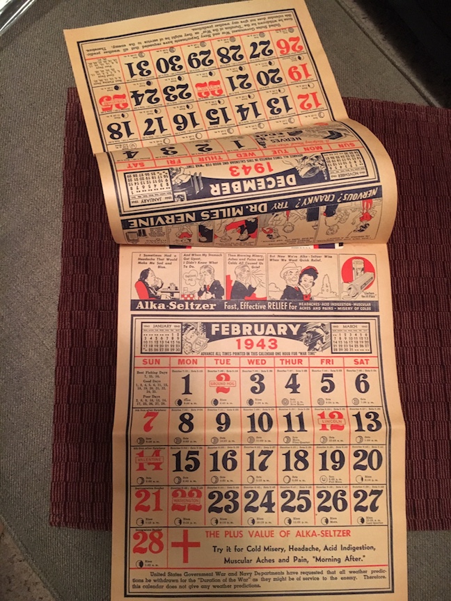 Let’s See Your Vintage Calendars The Fedora Lounge