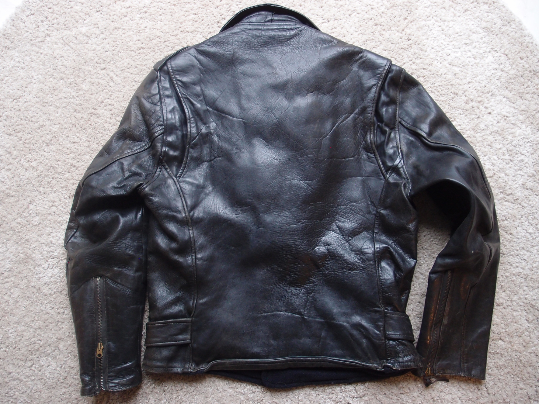 FS: Rare Vintage 50's Guide Master by Wolf Horsehide Brando jacket sz ...