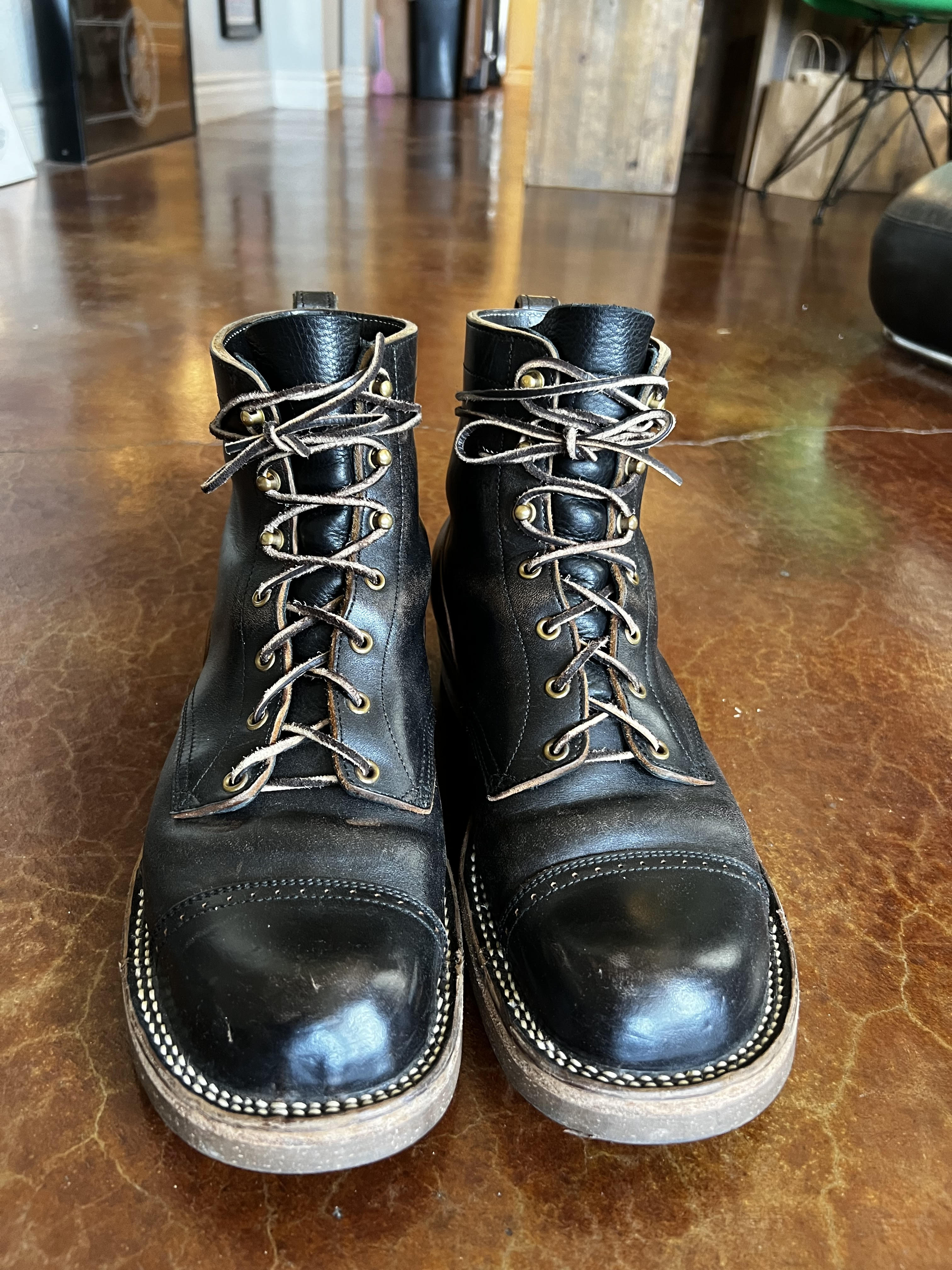 FS: Rolling Dub Trio Roots Boot in black horse butt sz 12