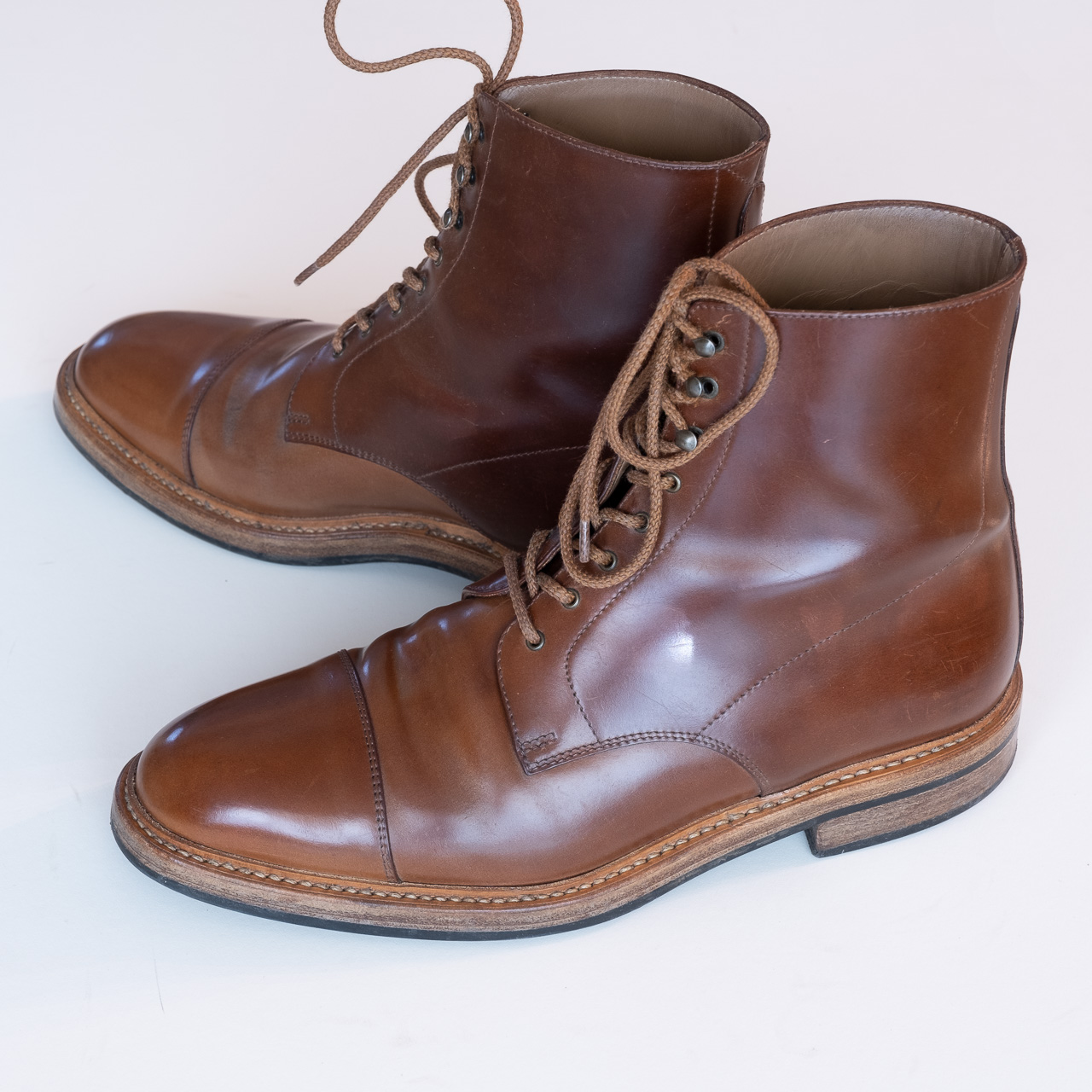 FS: Rider Whiskey Horween Shell Cordovan Boots in 8D | The Fedora Lounge